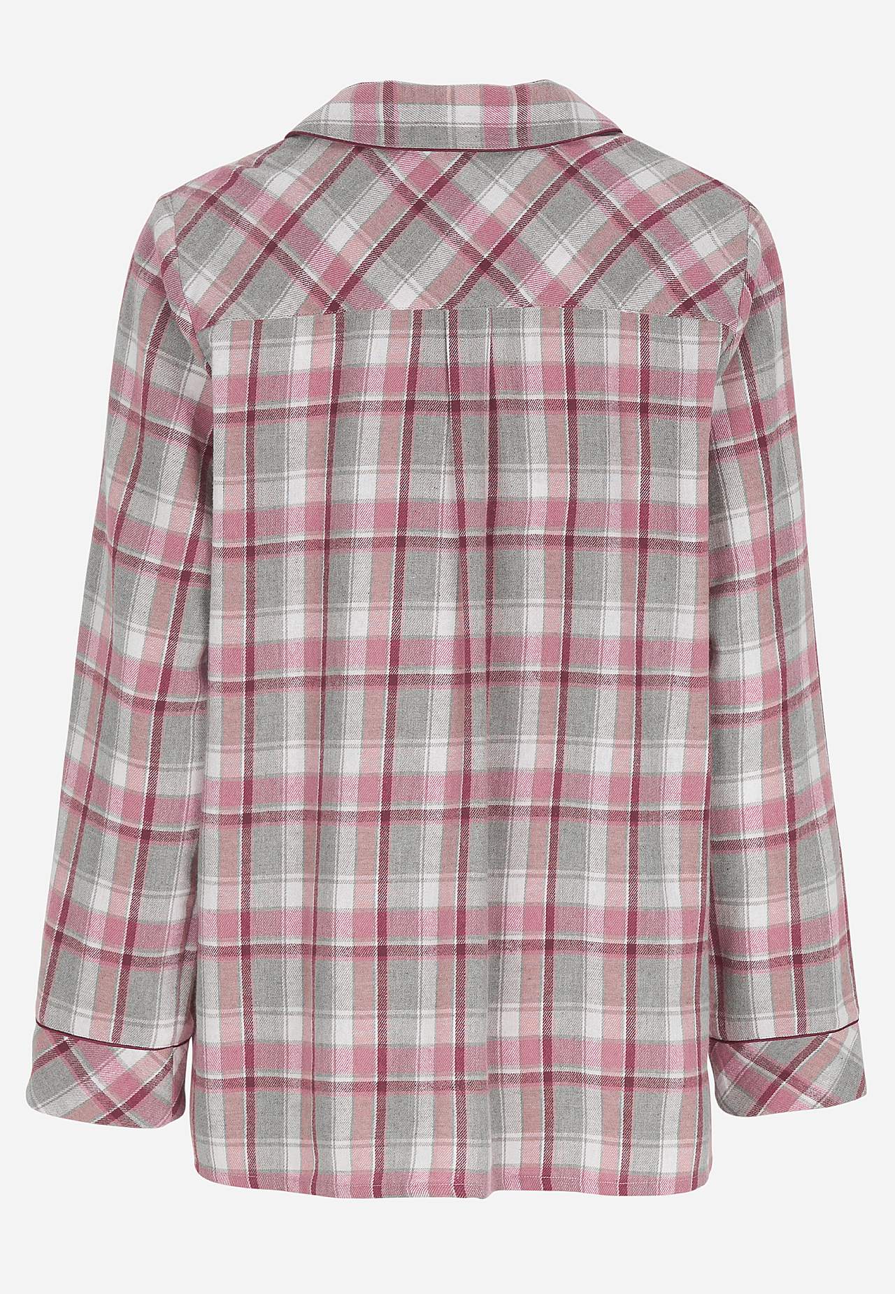 Checked pyjamas in flannel