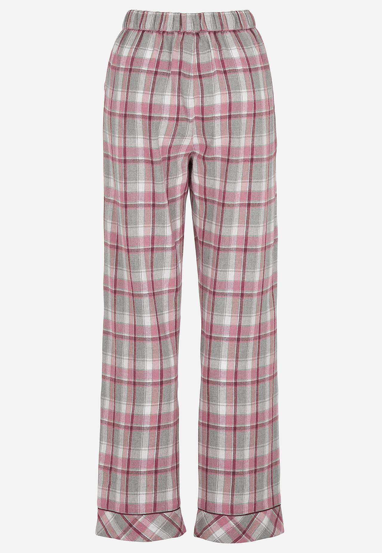 Checked pyjamas in flannel