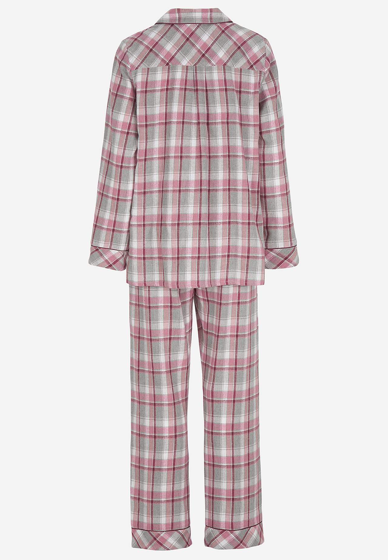 Checked pyjamas in flannel