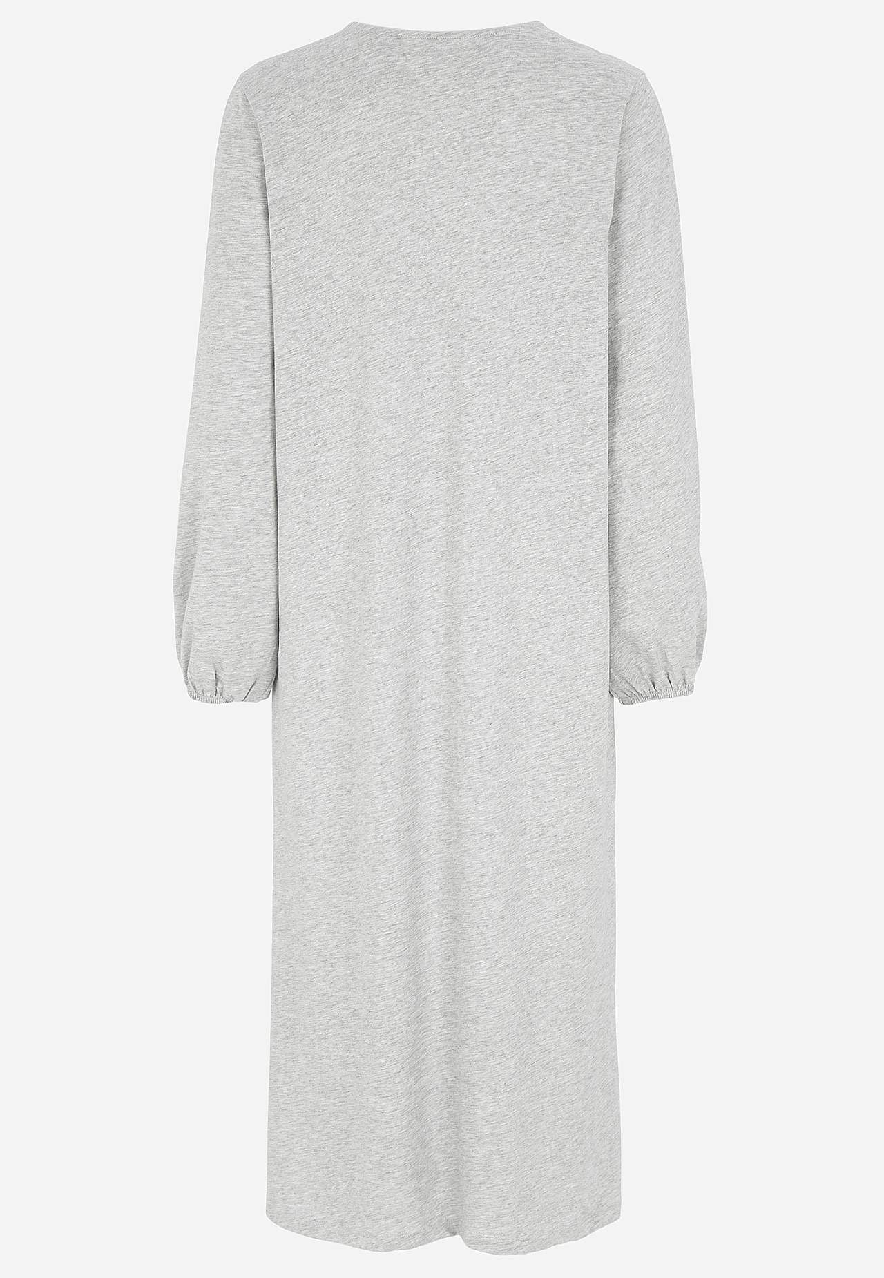 Long, patterned nightgown