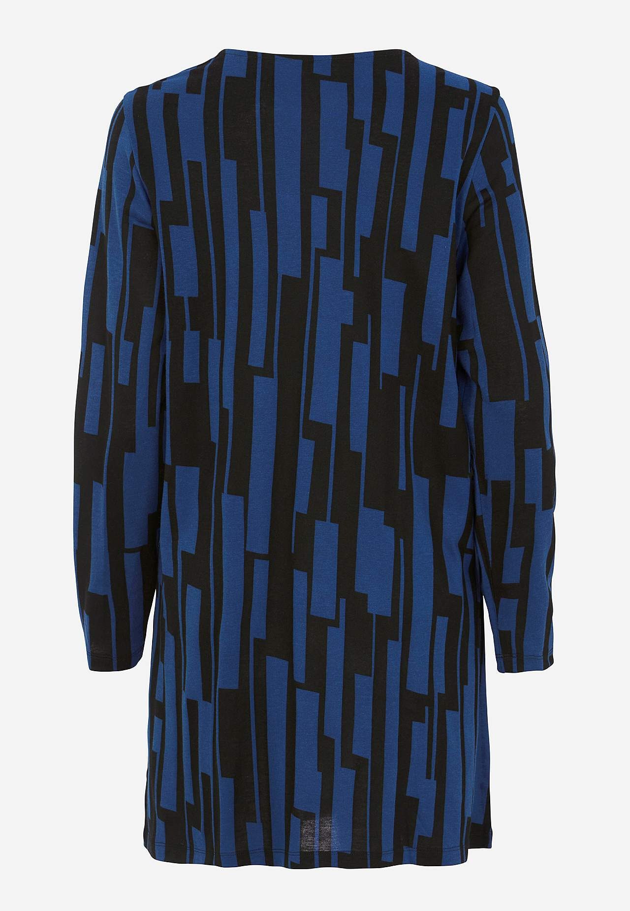 V-neck jersey tuniq with pockets