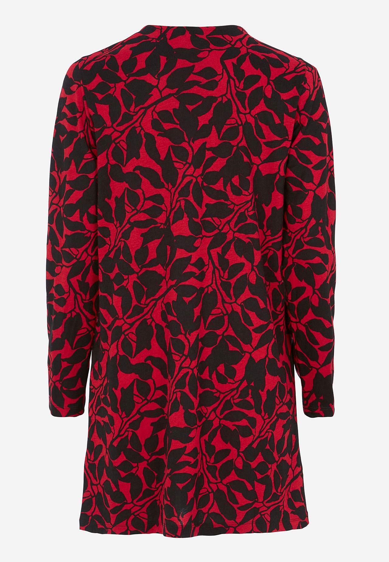 V-neck jersey tuniq with pockets