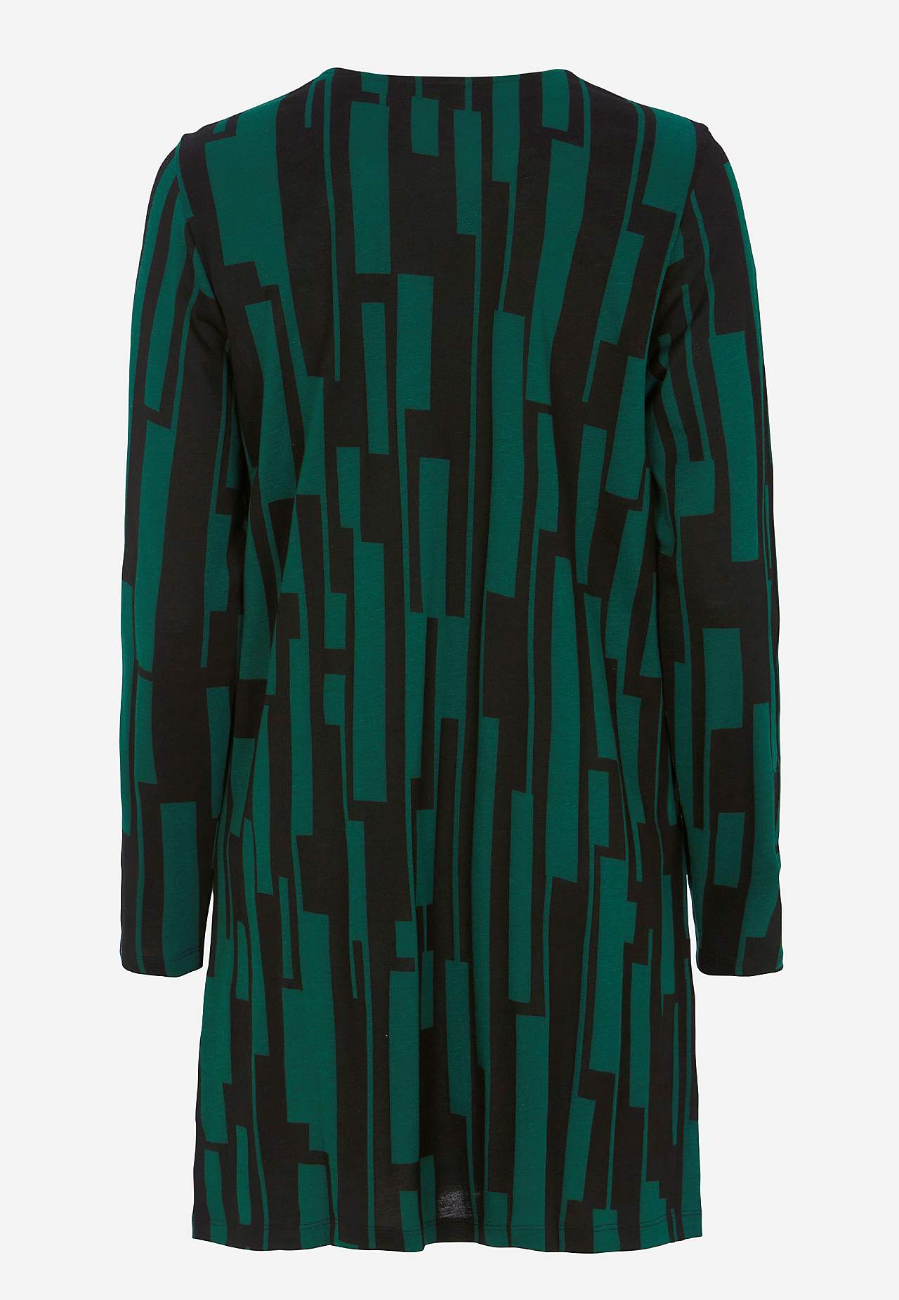 V-neck jersey tuniq with pockets