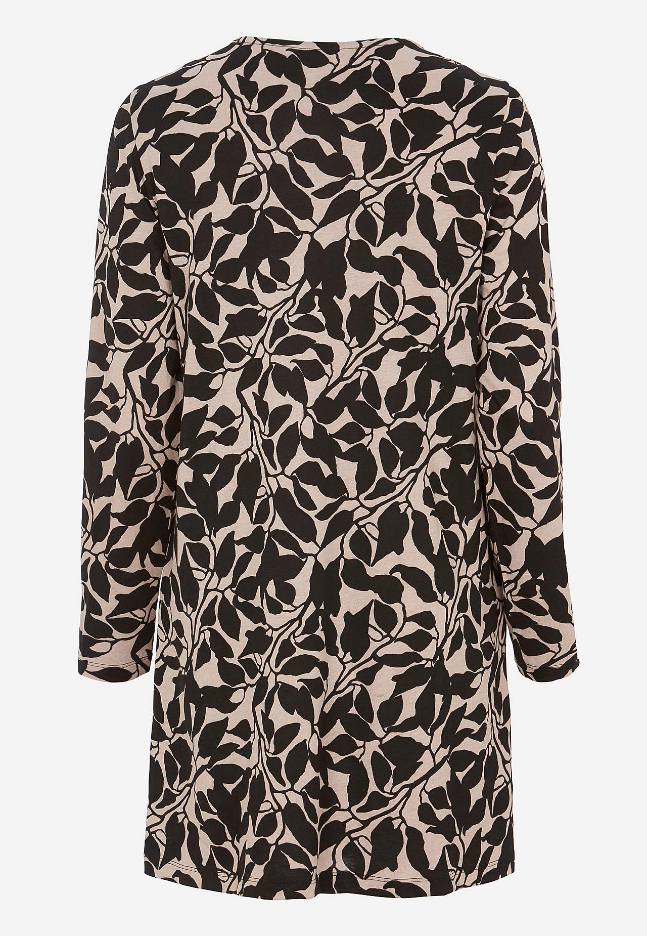 V-neck jersey tuniq with pockets