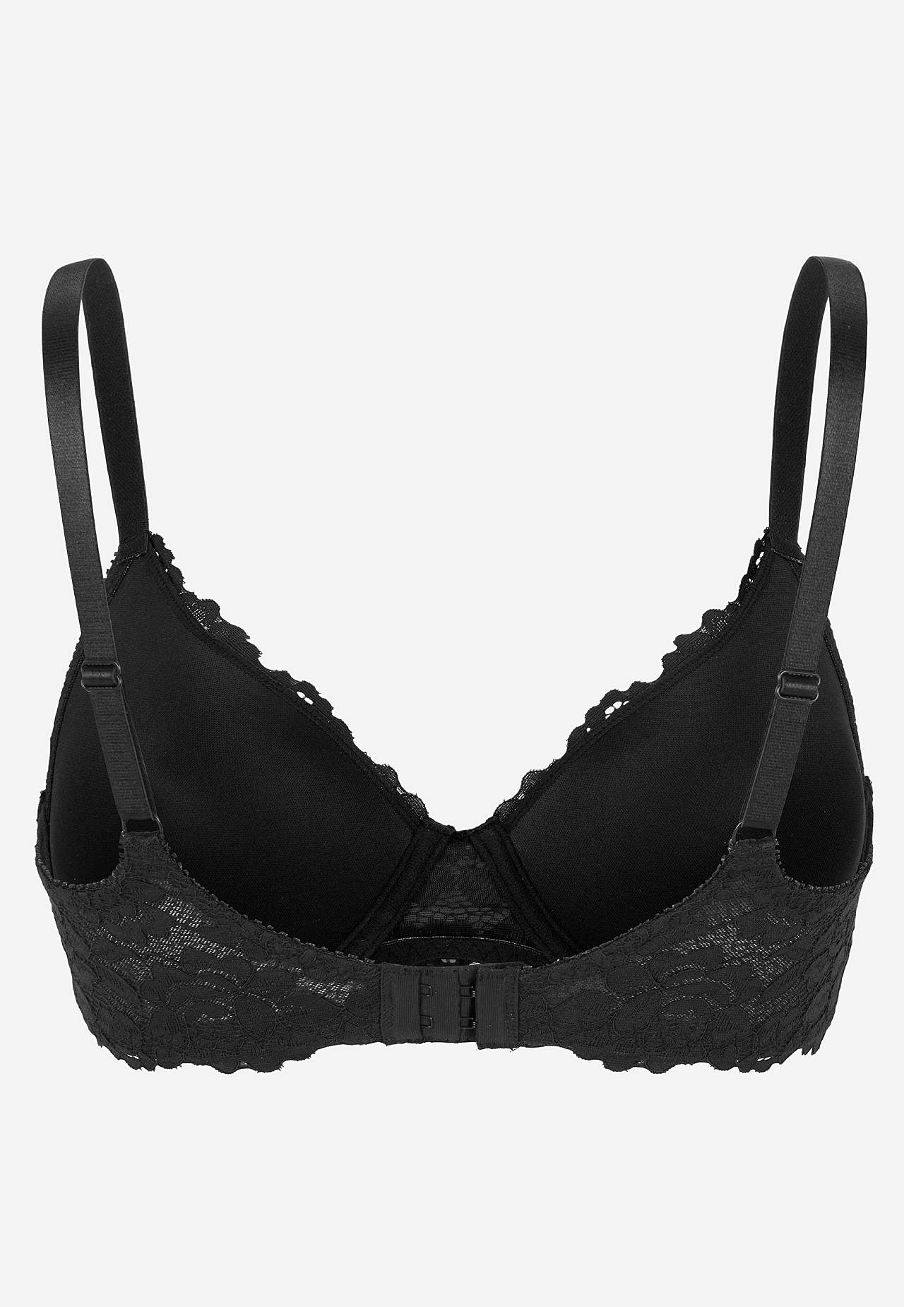 Underwired lace bra