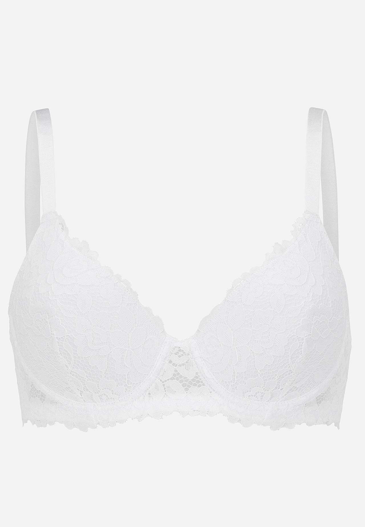 Underwired lace bra