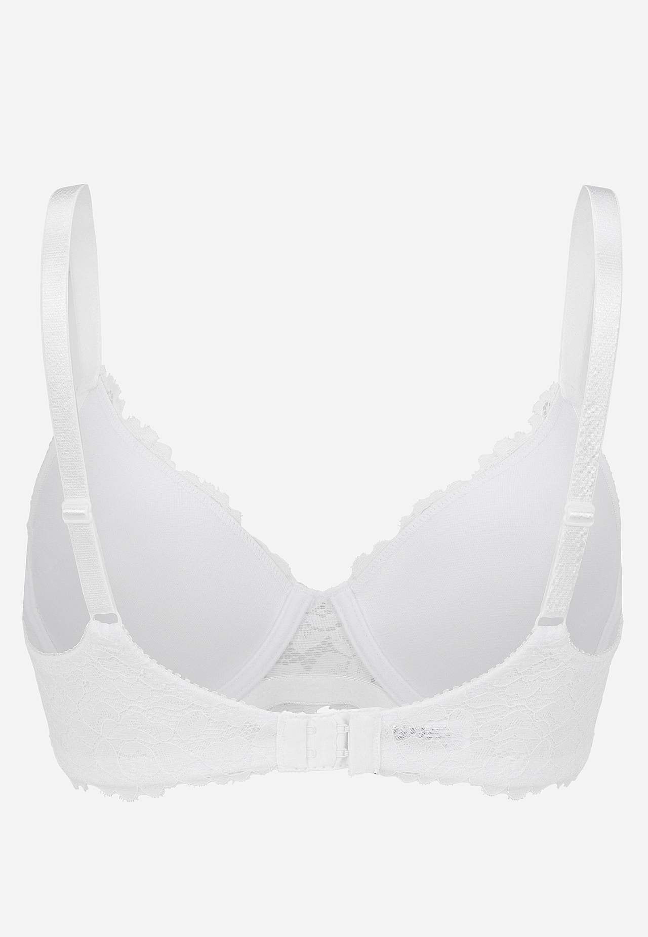 Underwired lace bra