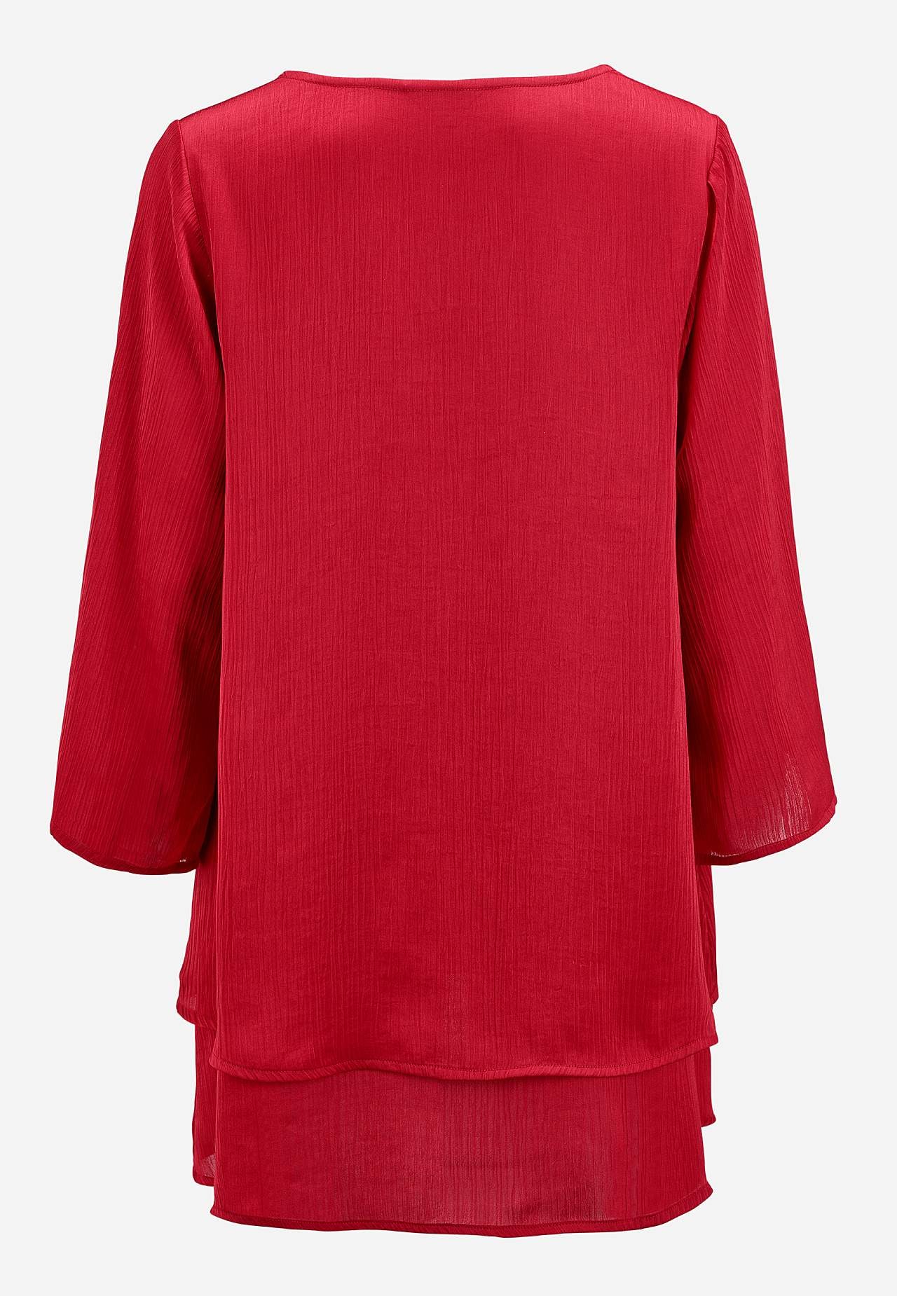 Tunic with bell sleeve