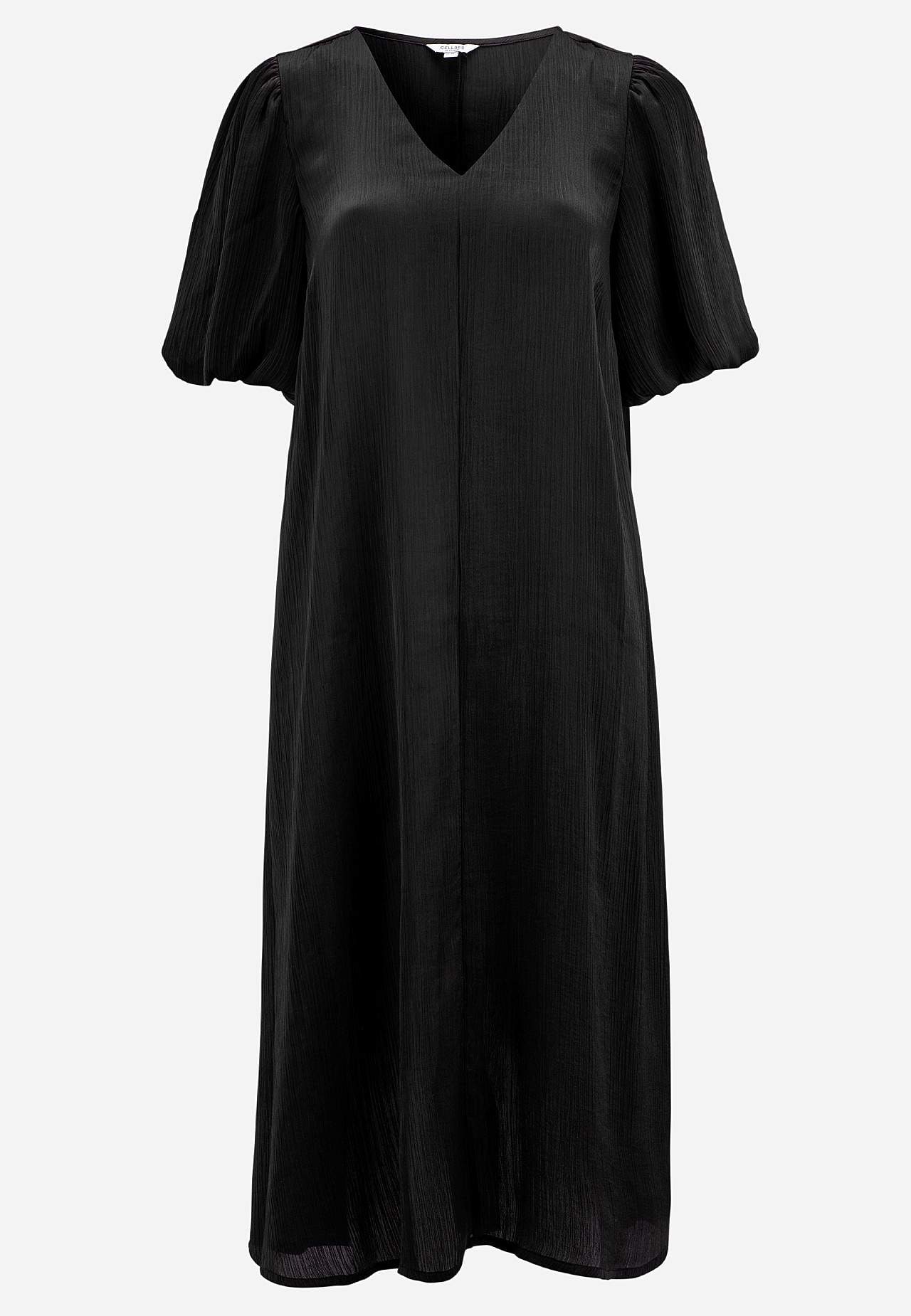 Dress with puff sleeve