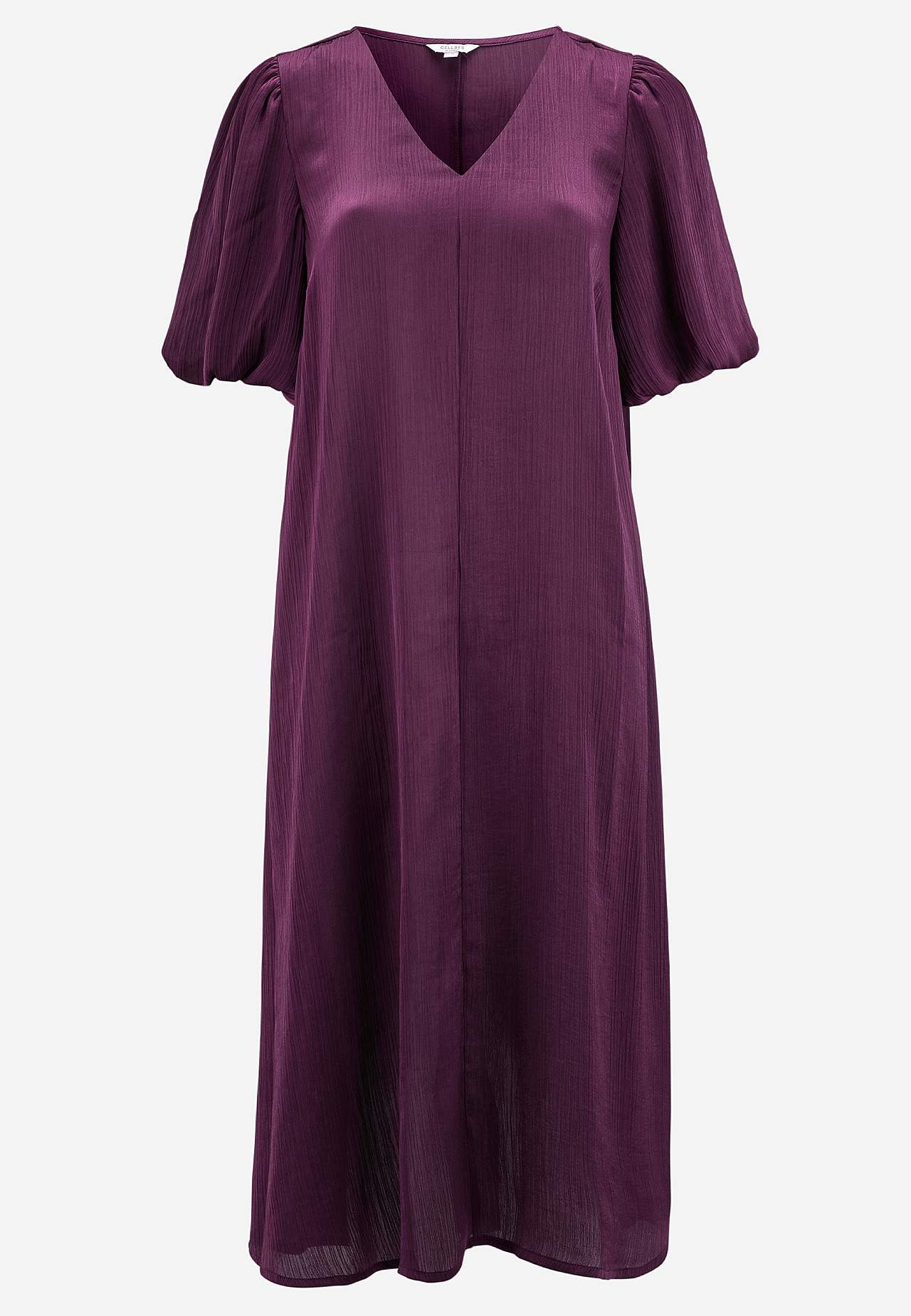 Dress with puff sleeve