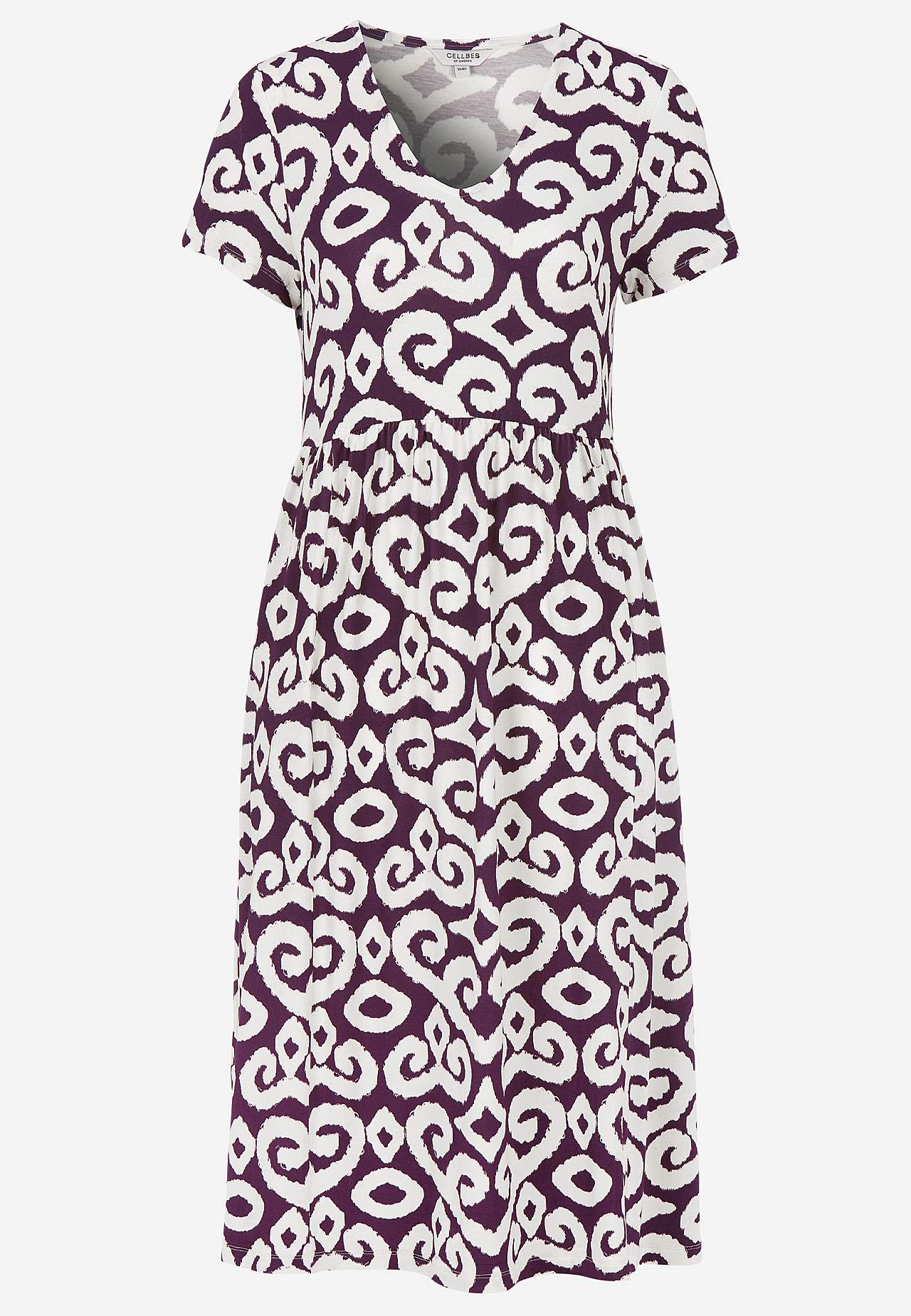 Patterned jersey dress