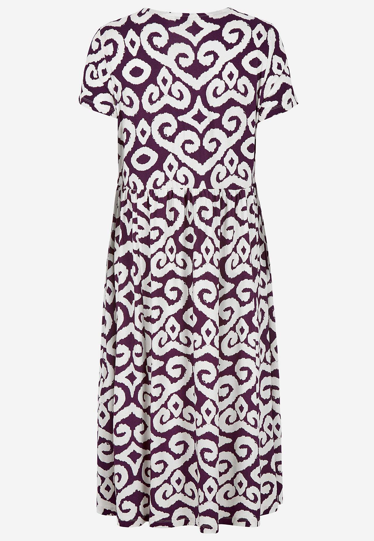 Patterned jersey dress