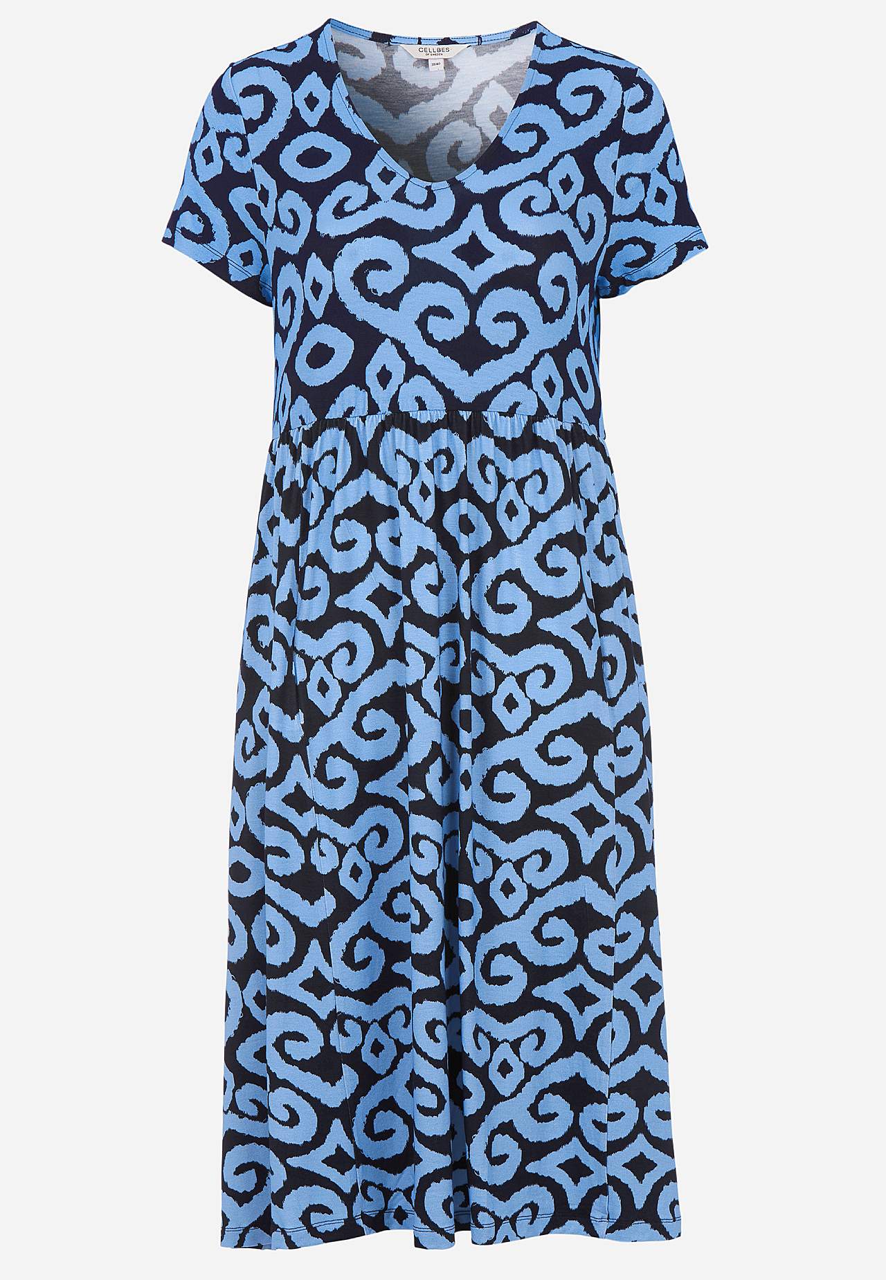 Patterned jersey dress