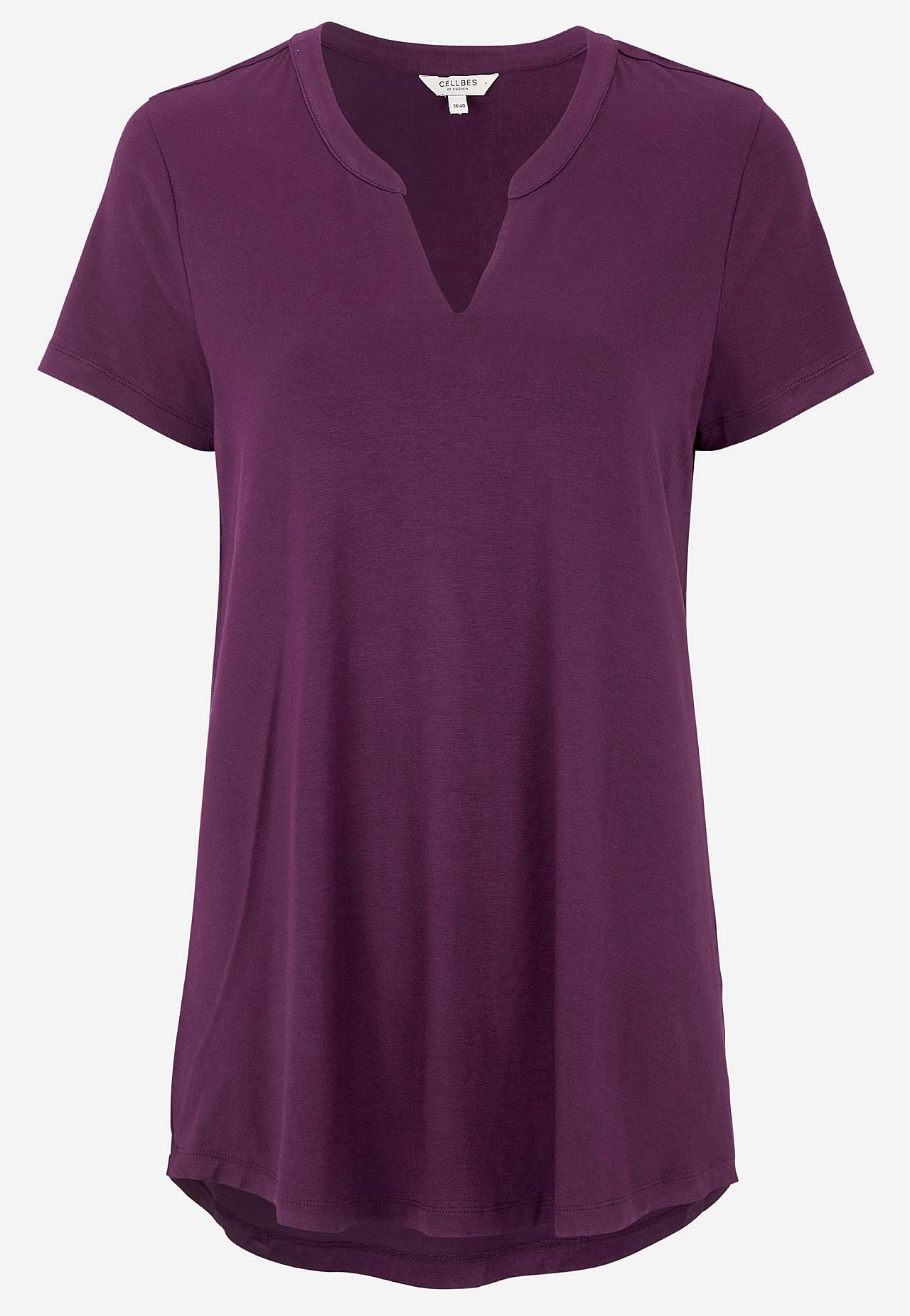 Jersey tuniq with short sleeve