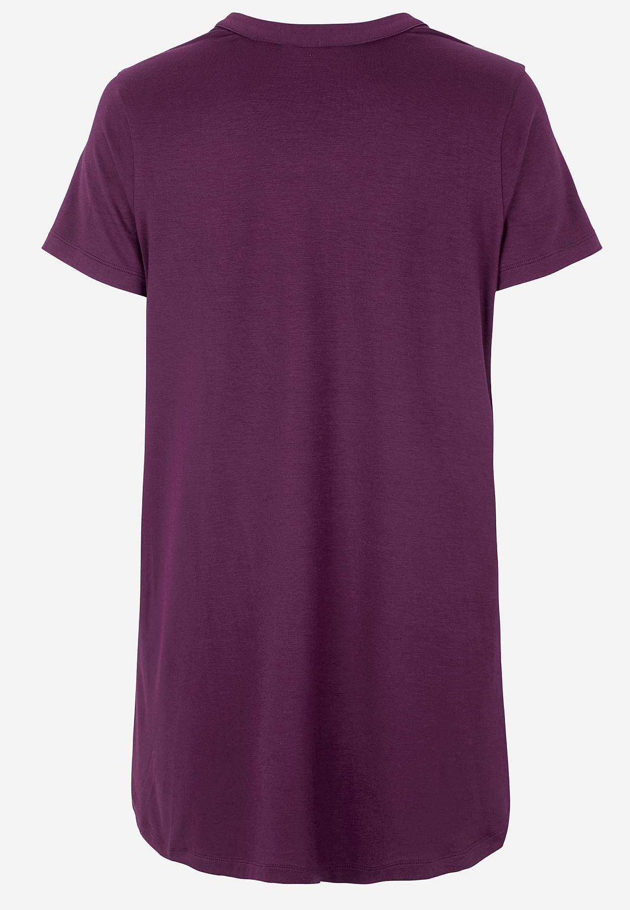 Jersey tuniq with short sleeve