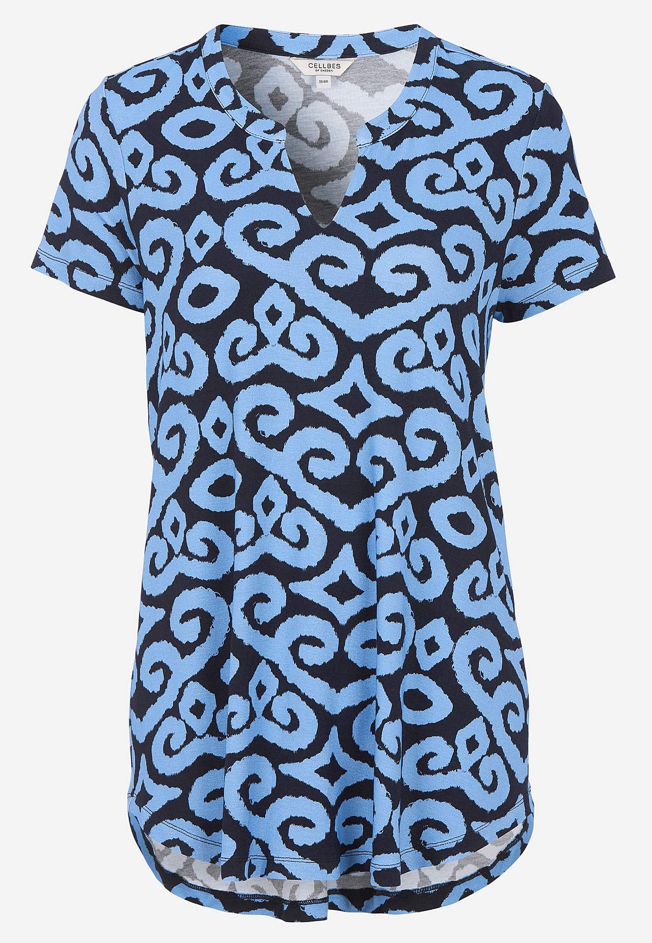 Jersey tuniq with short sleeve