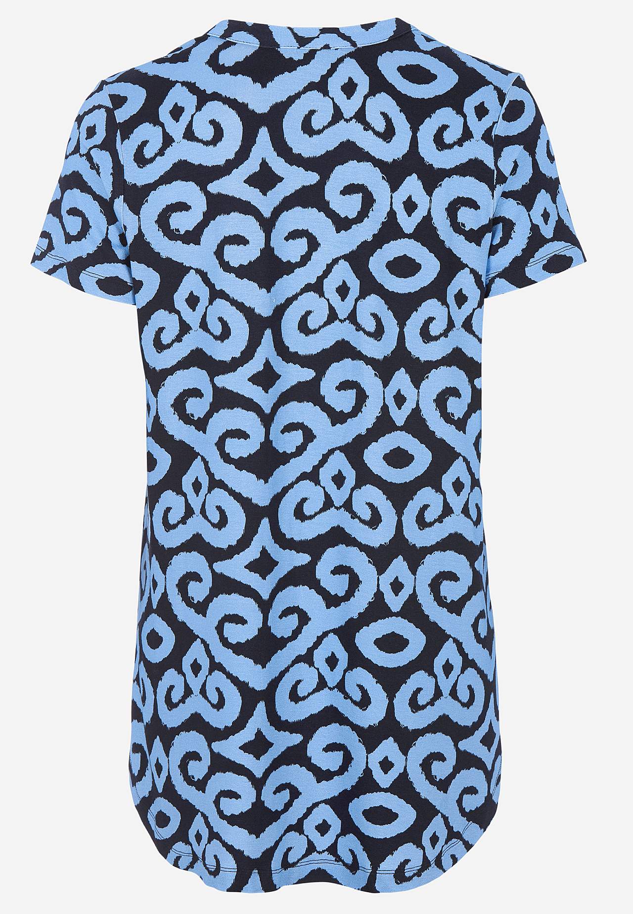 Jersey tuniq with short sleeve