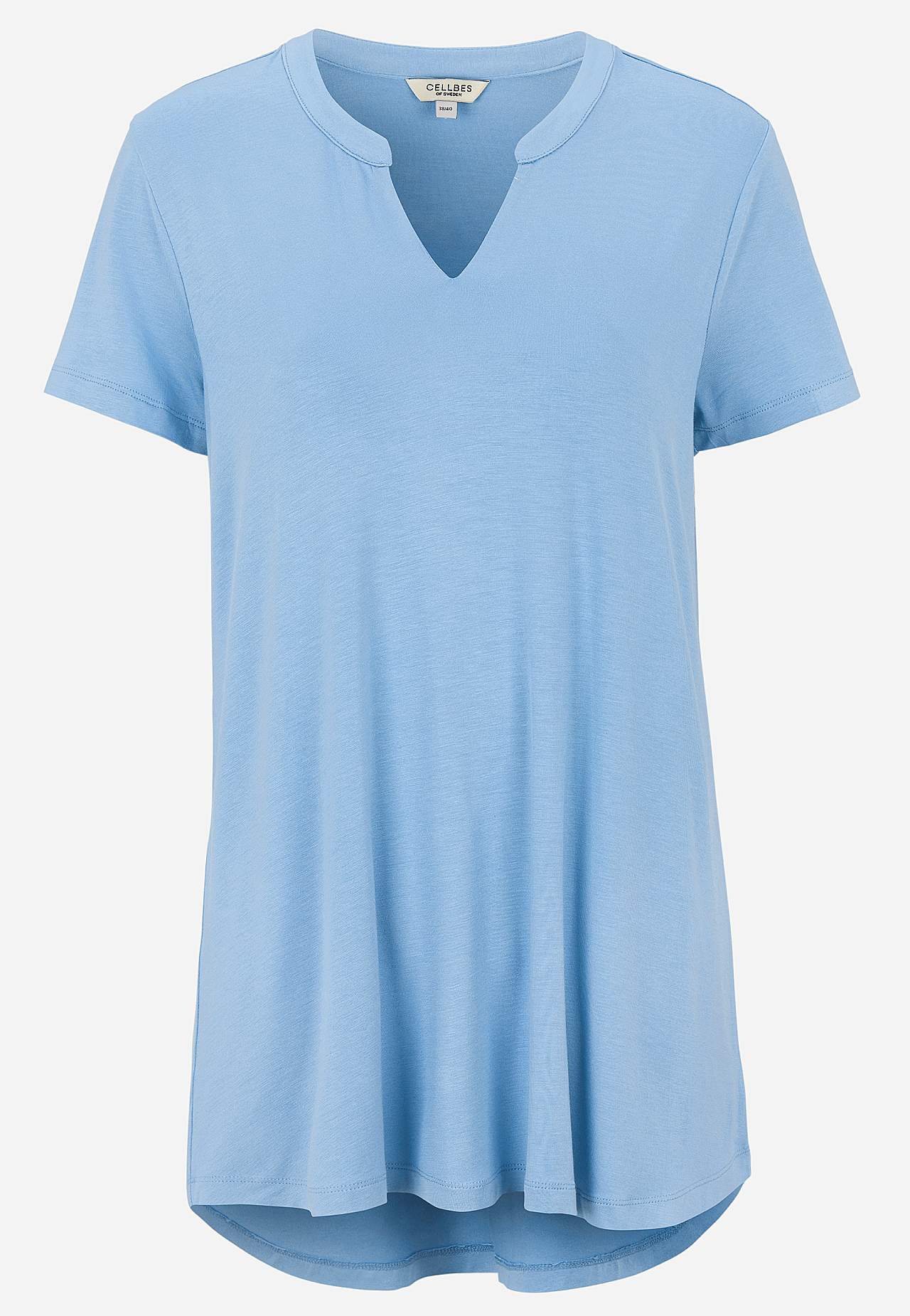 Jersey tuniq with short sleeve