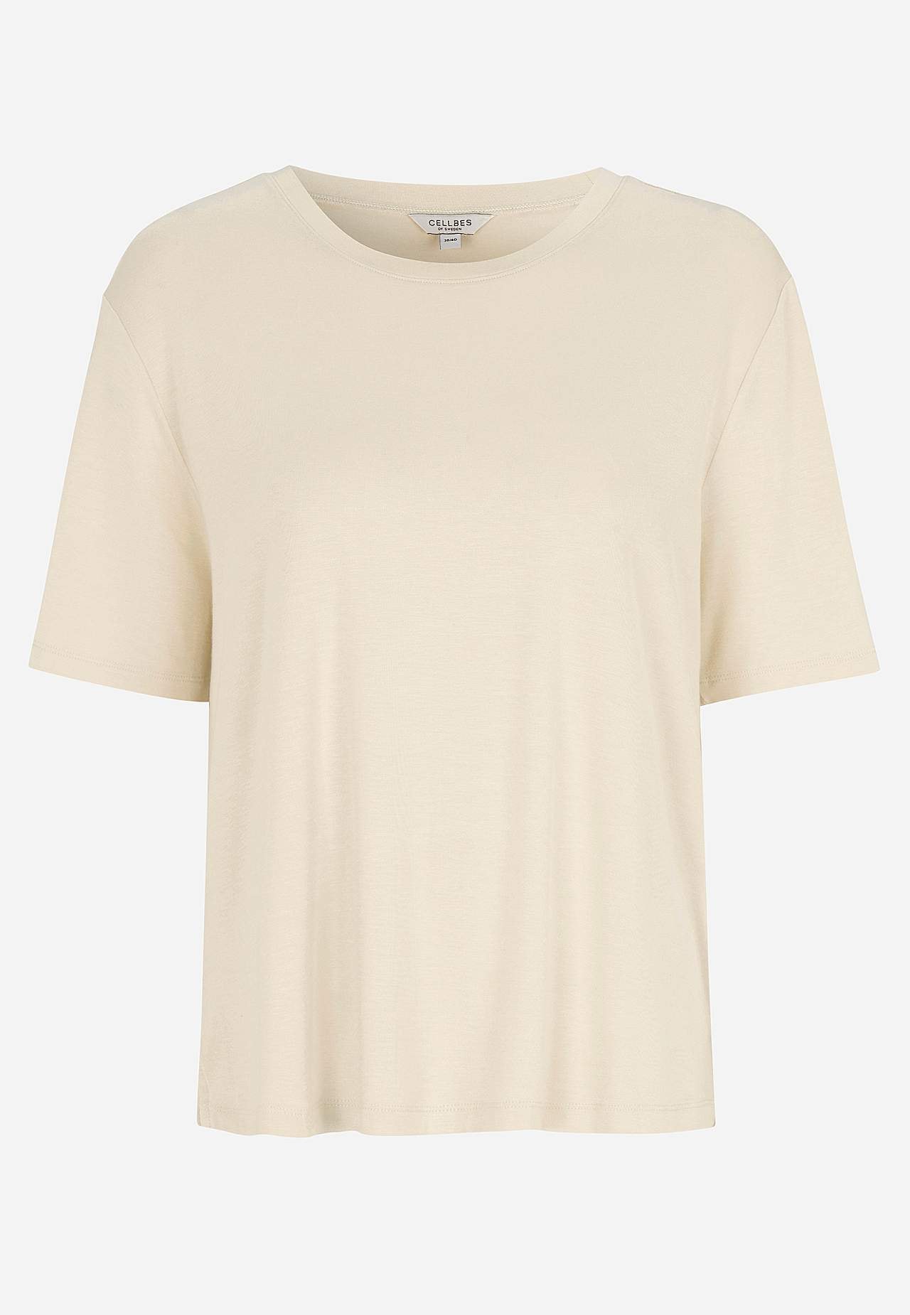 Jersey top with crew-neck