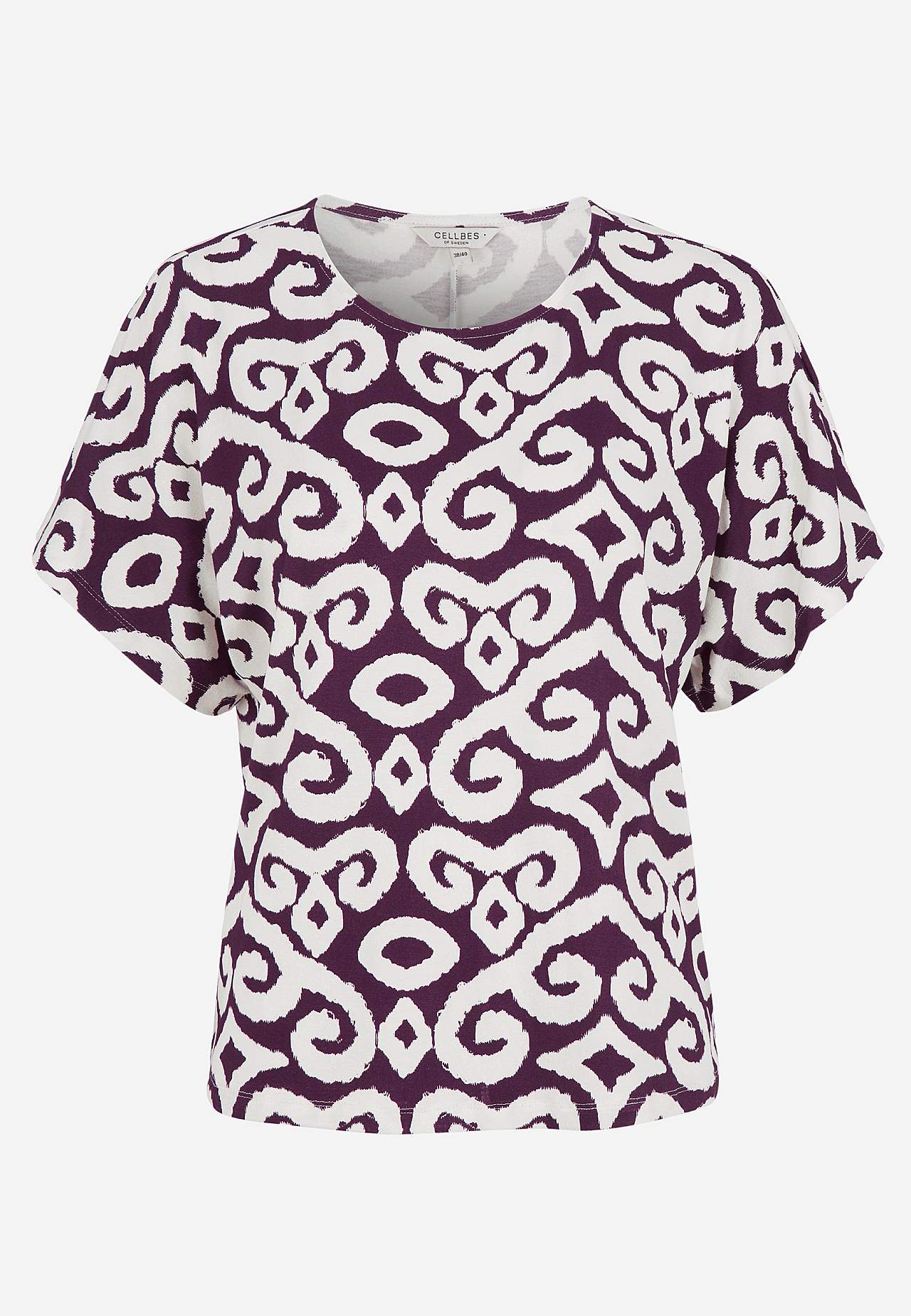 Jersey top with short sleeves