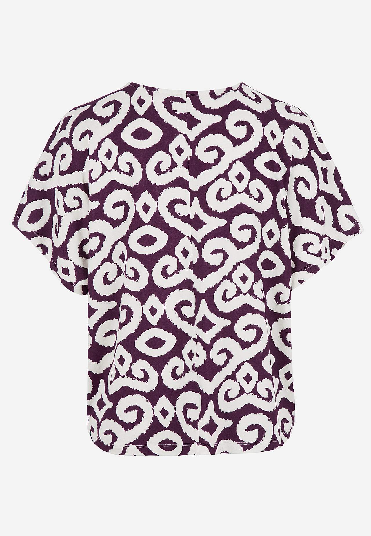 Jersey top with short sleeves