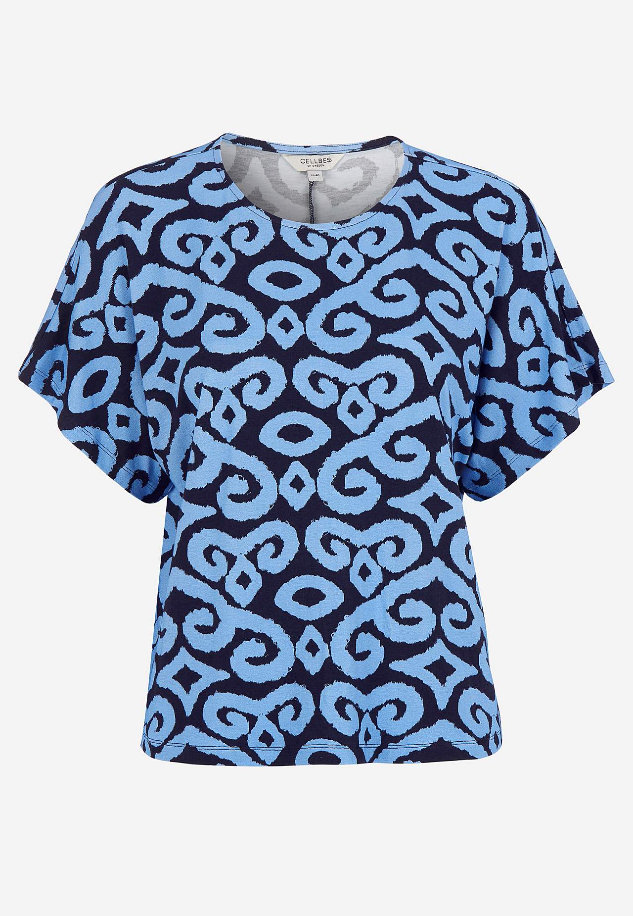 Jersey top with short sleeves