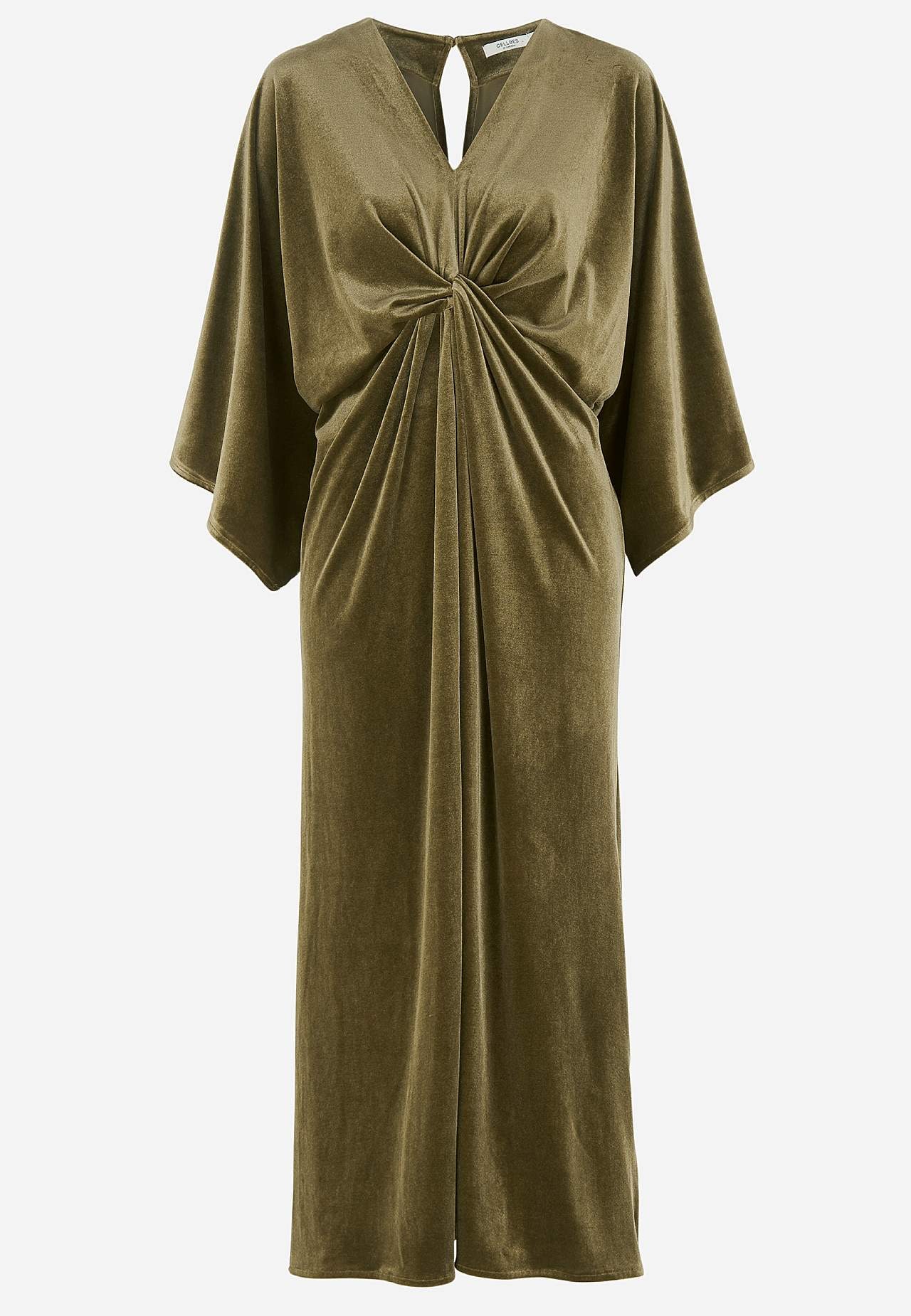 Elegant kaftan dress in velour