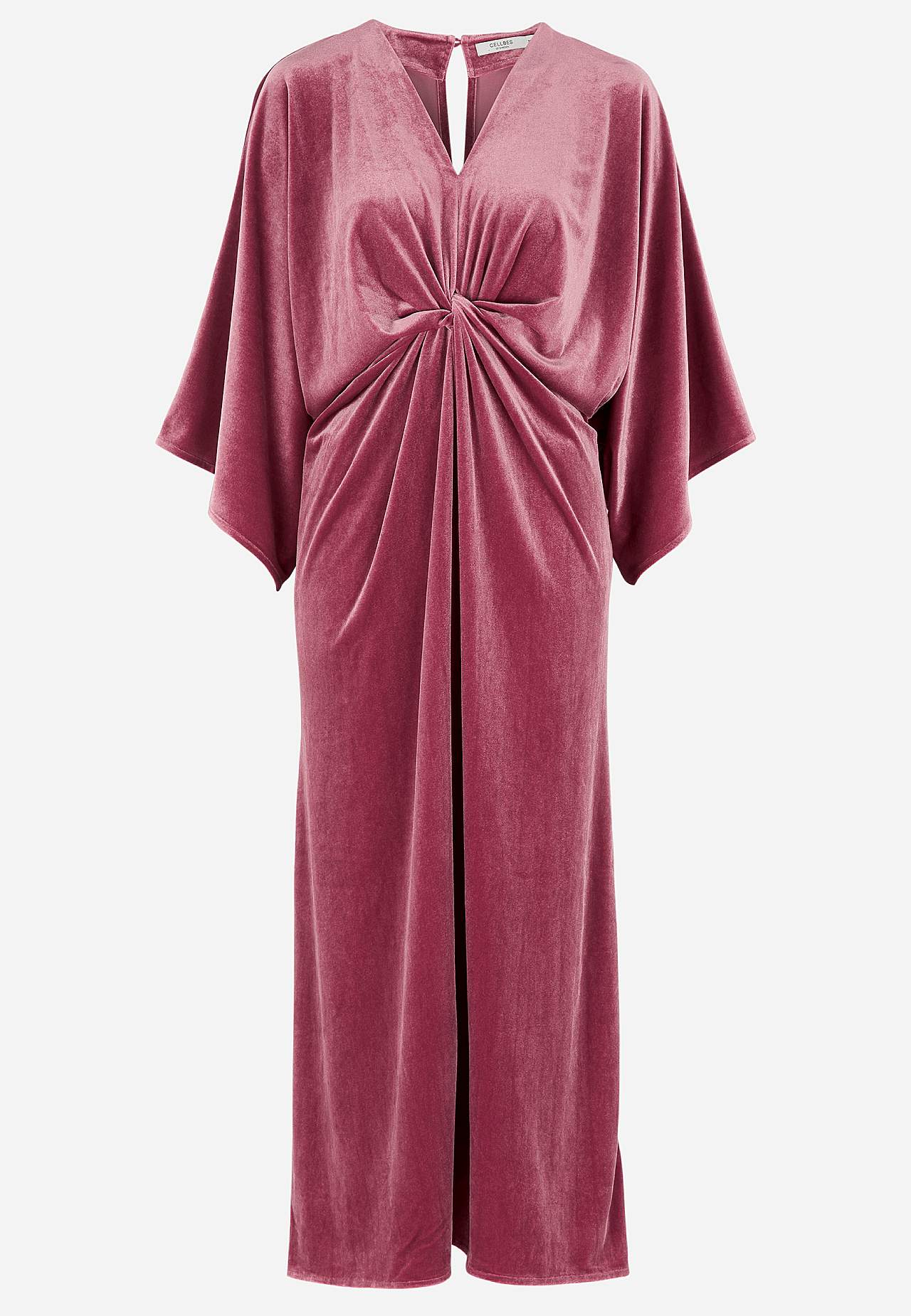 Elegant kaftan dress in velour