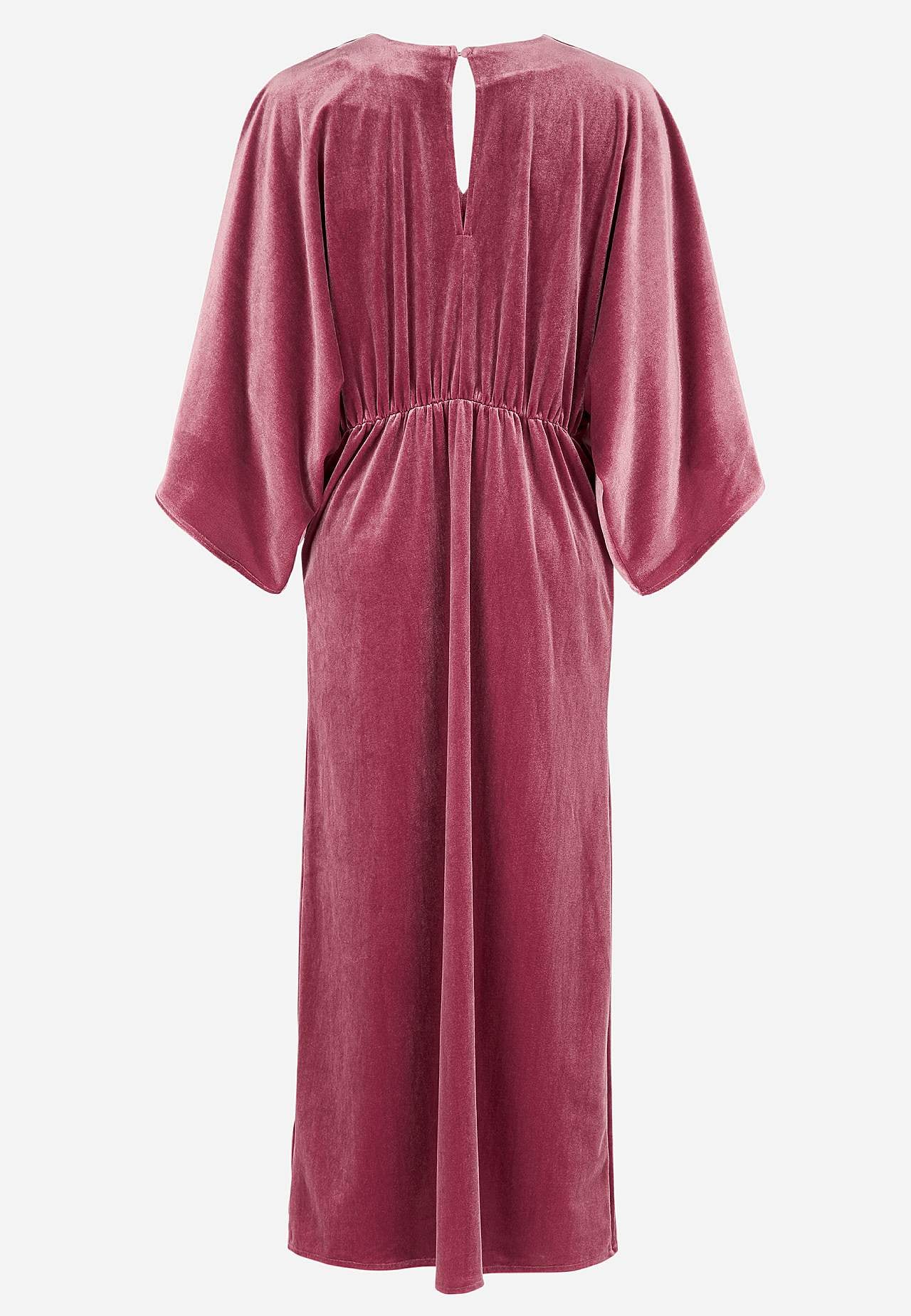 Elegant kaftan dress in velour