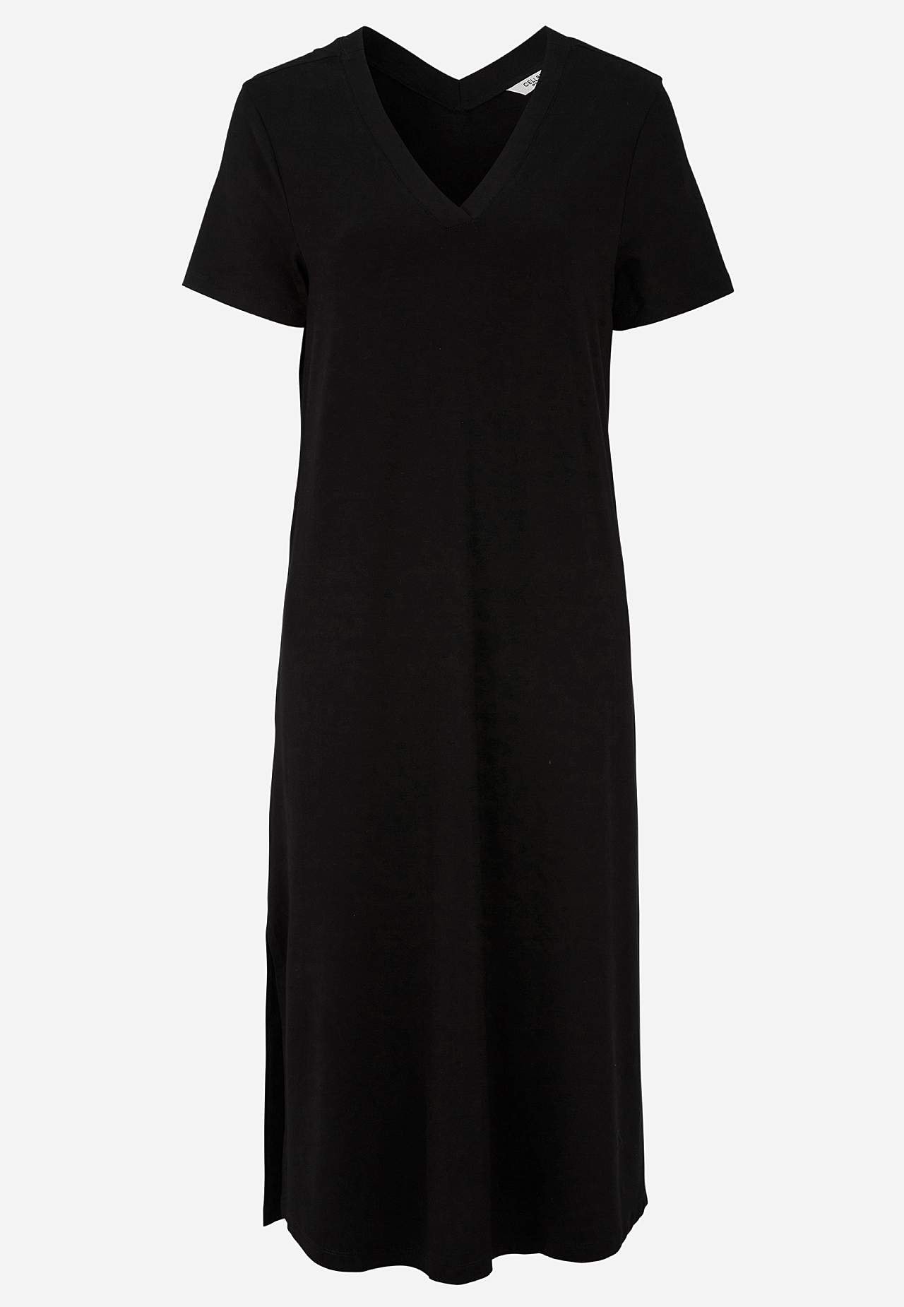 V-neck jersey dress