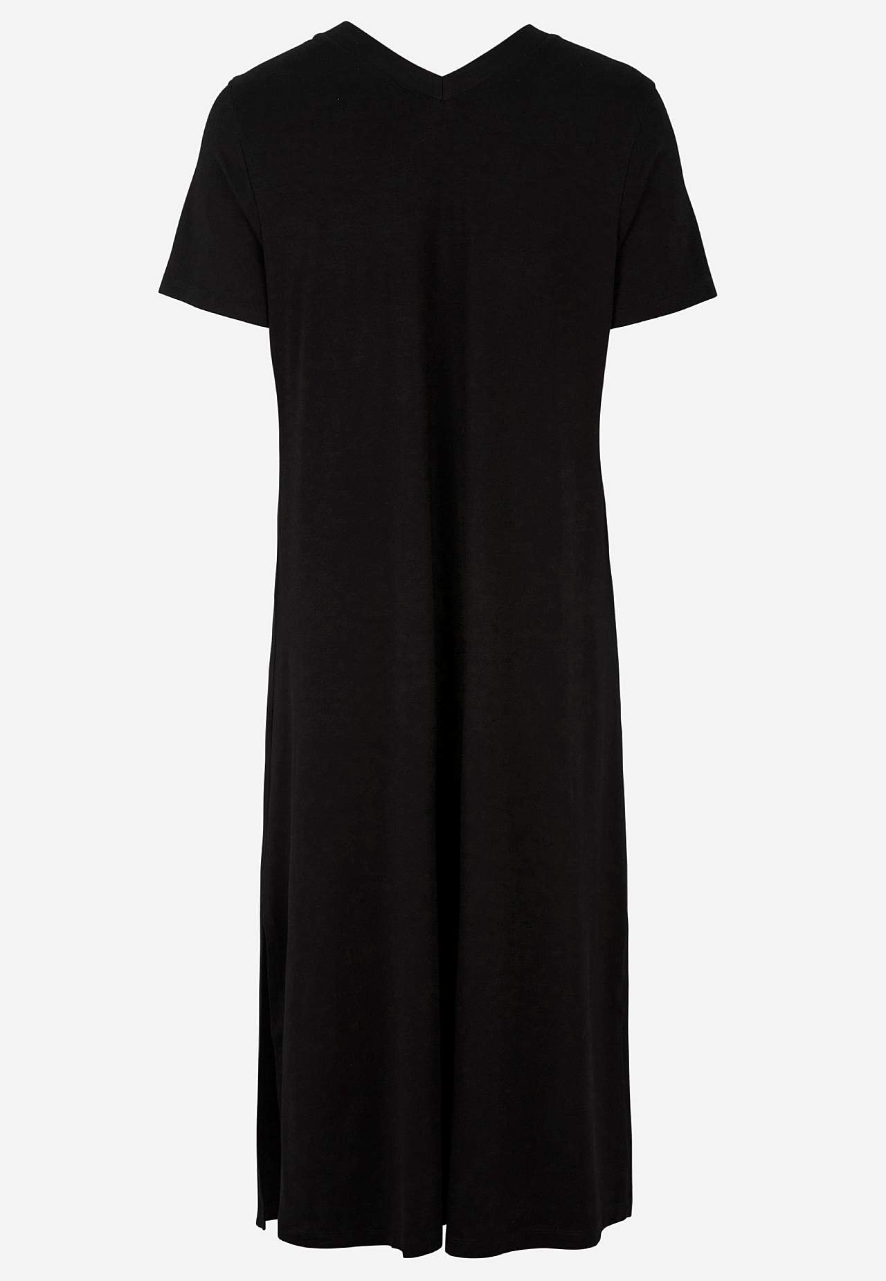 V-neck jersey dress