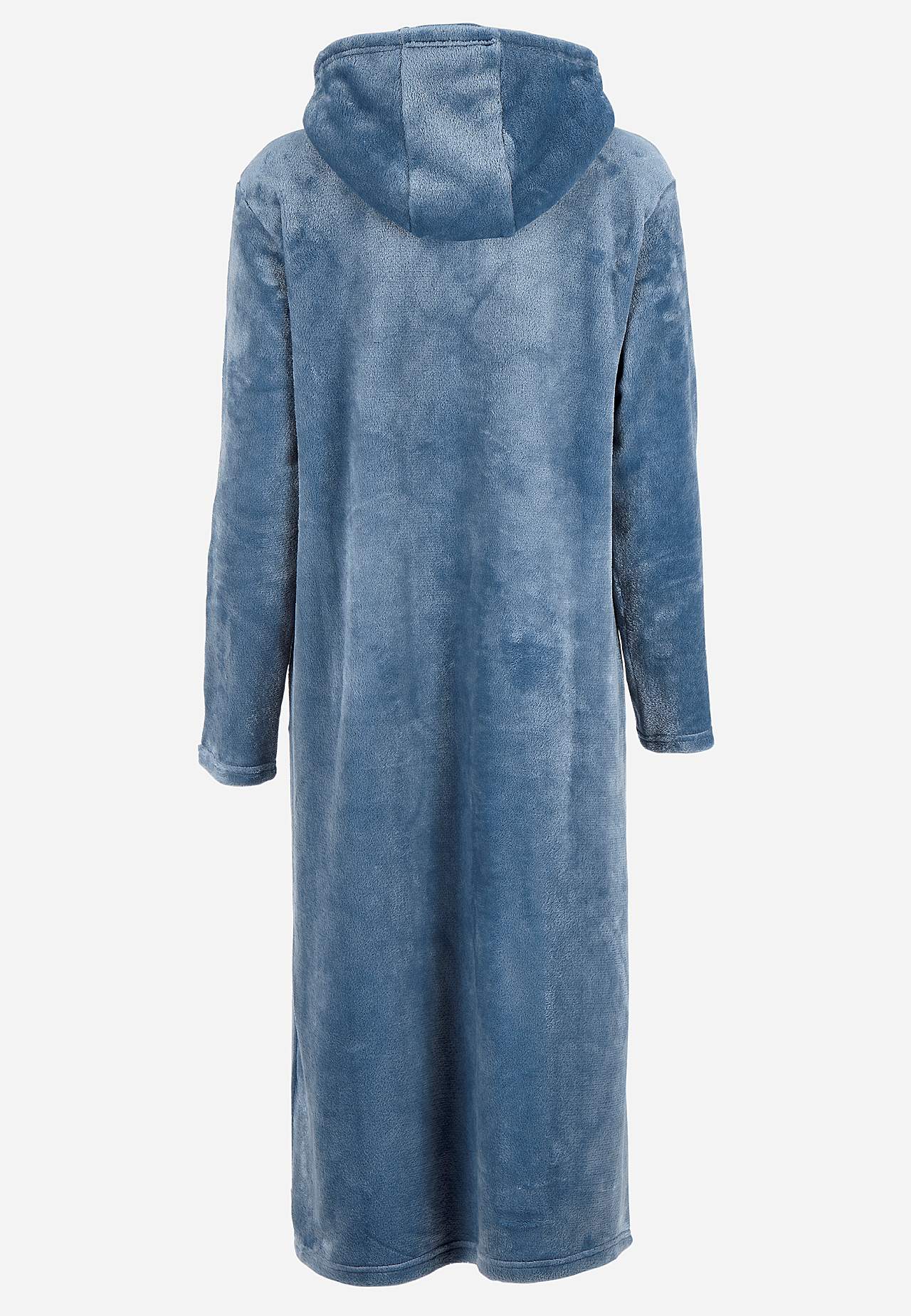Dressing gown with pockets at the front