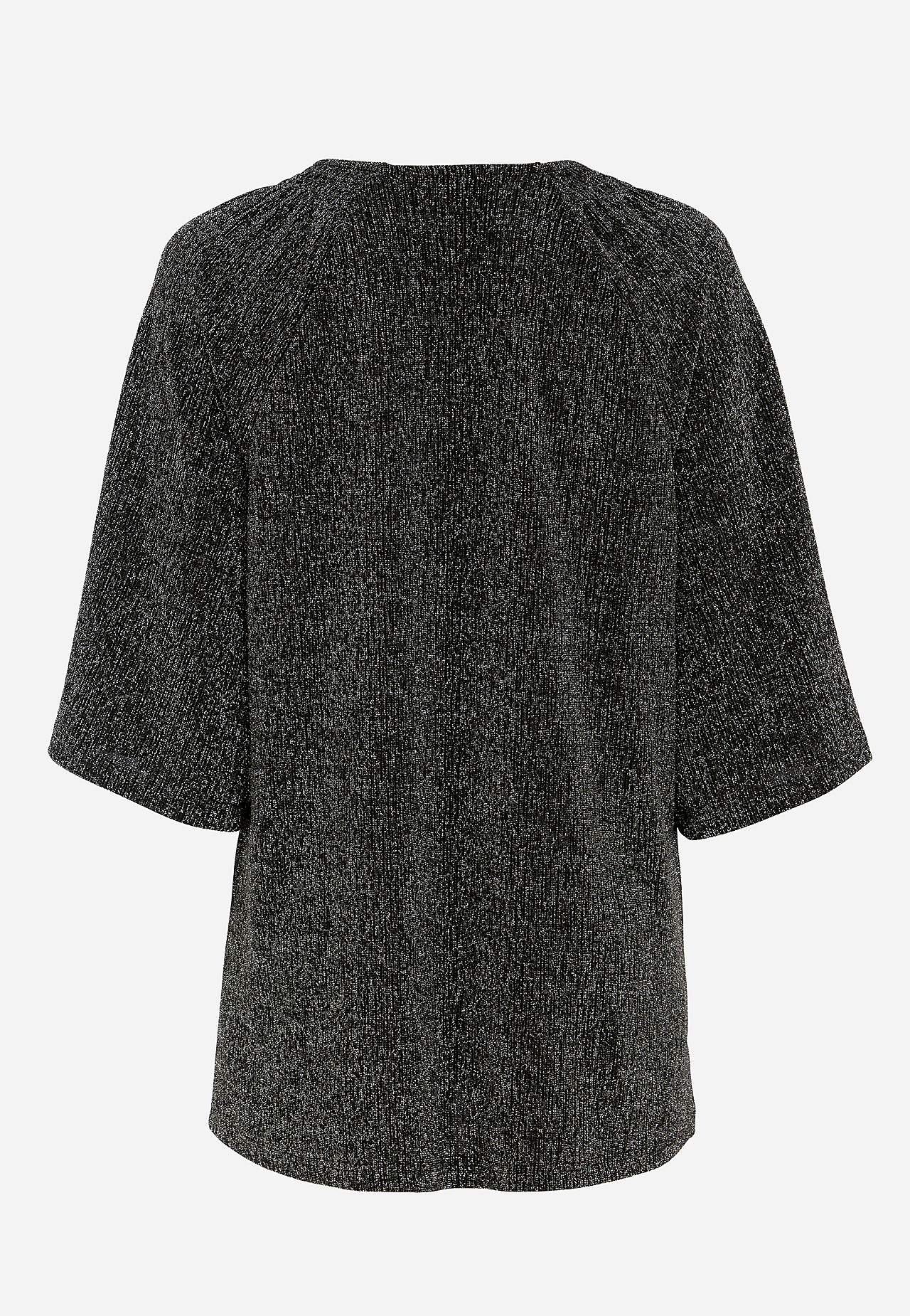 Party tunic with glittery threads