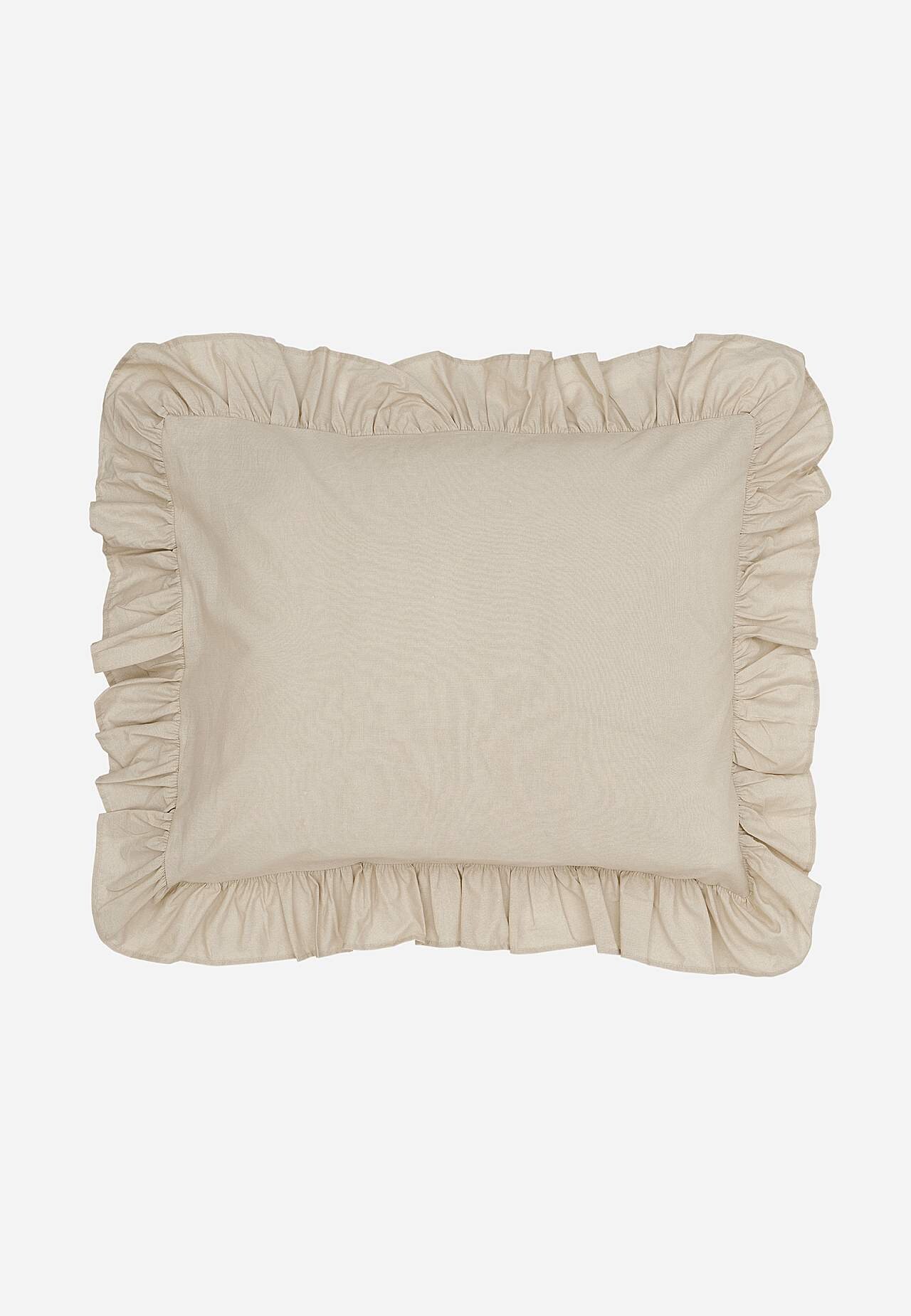 Pillow case with frill 50x60 cm Organic cotton 2-pack