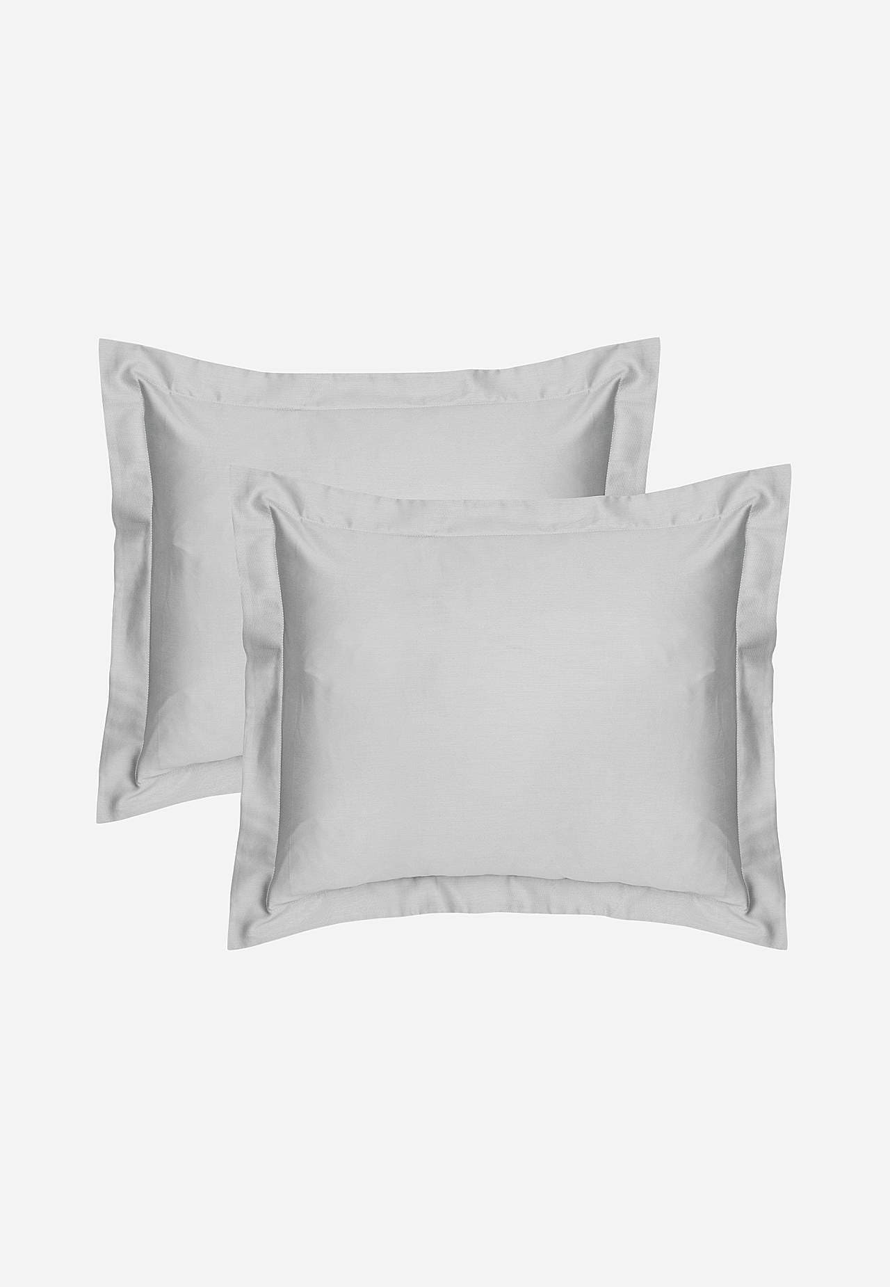 Pillow case in satin with wing 50x60 cm Organic cotton 2-pack