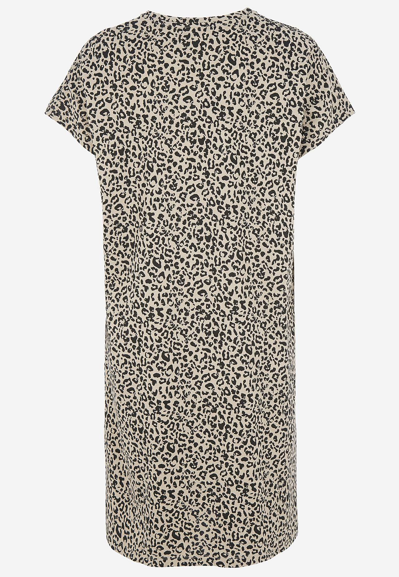 Patterned nightdress in cotton