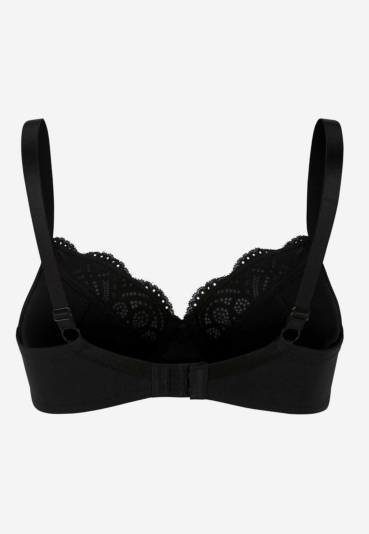 Underwired lace bra