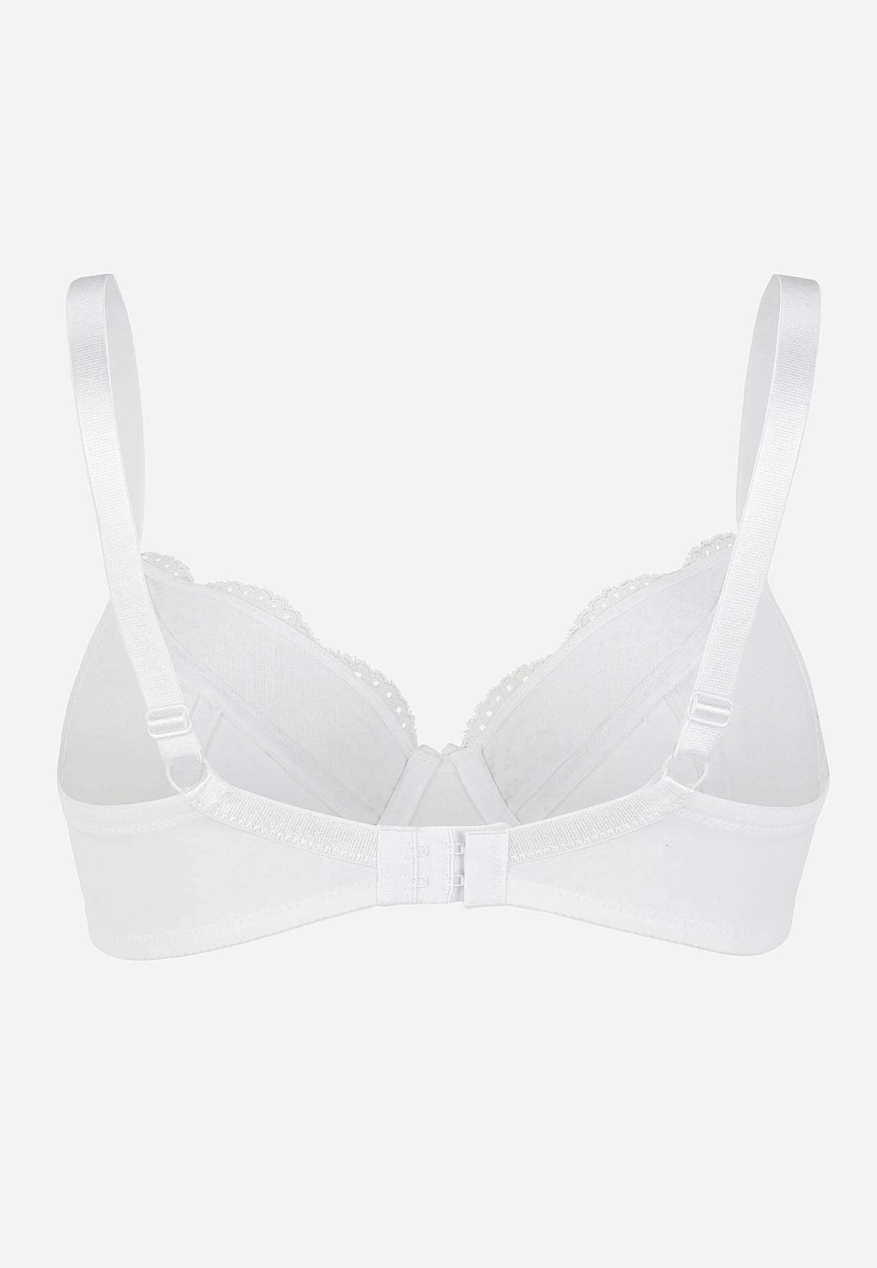 Underwired lace bra