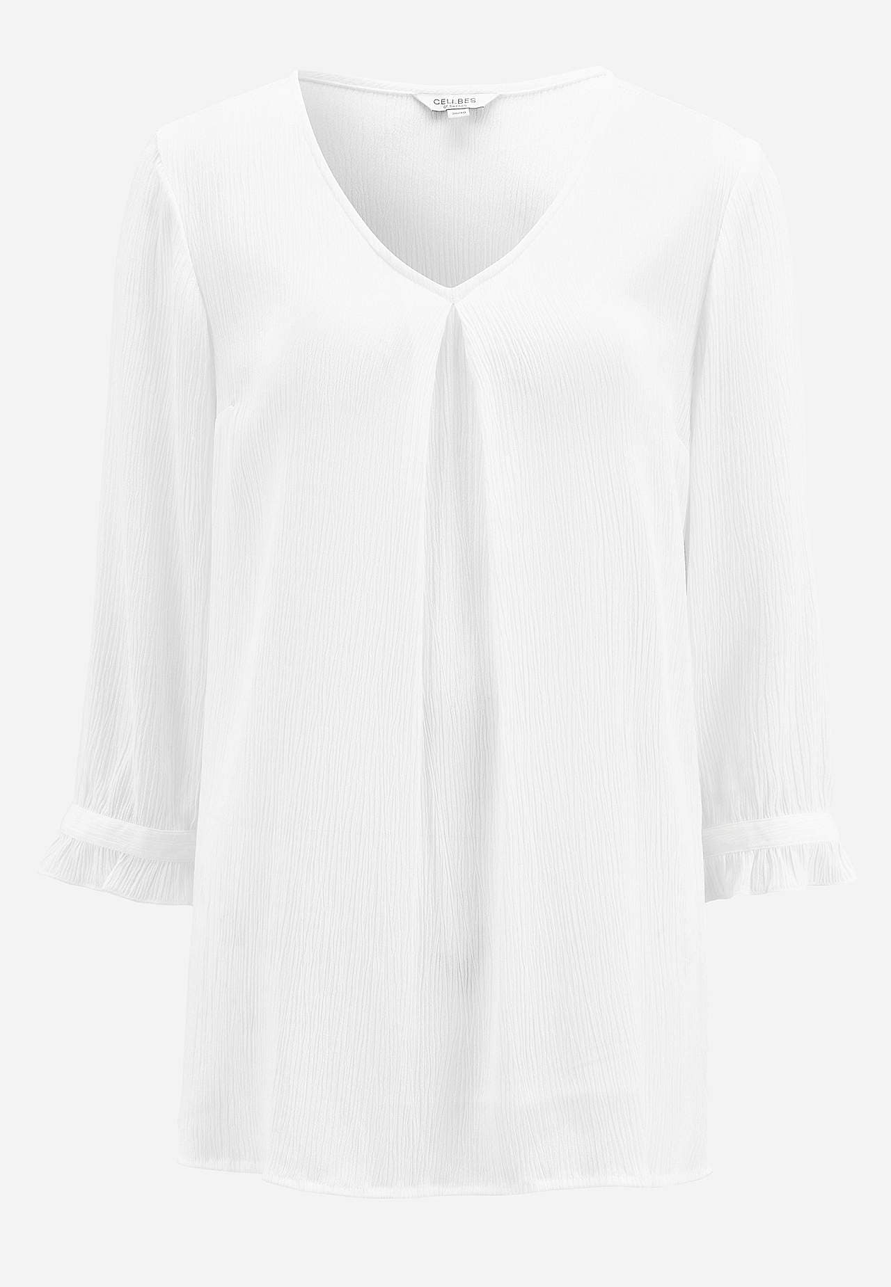 Tunic with crêpe quality