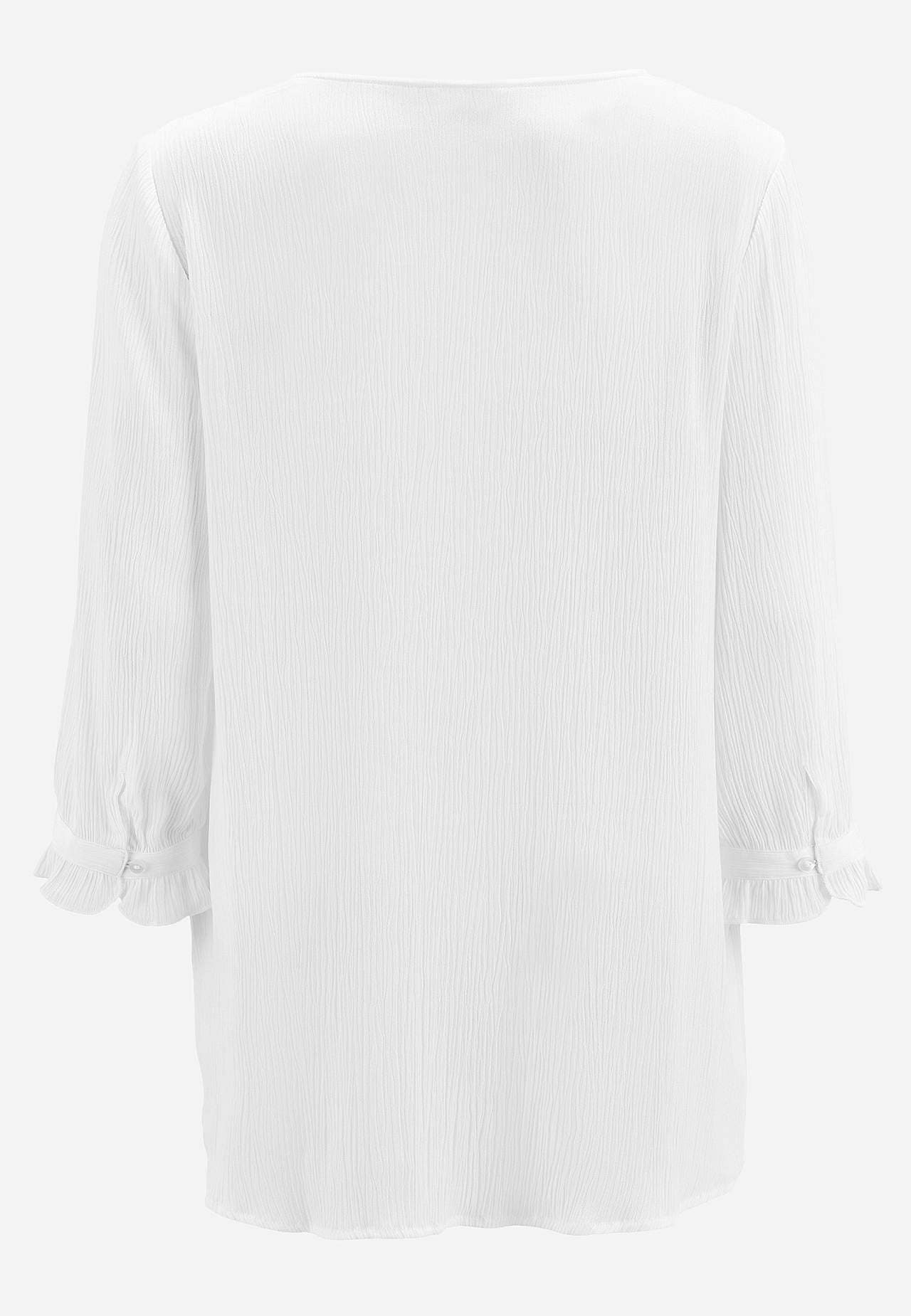 Tunic with crêpe quality
