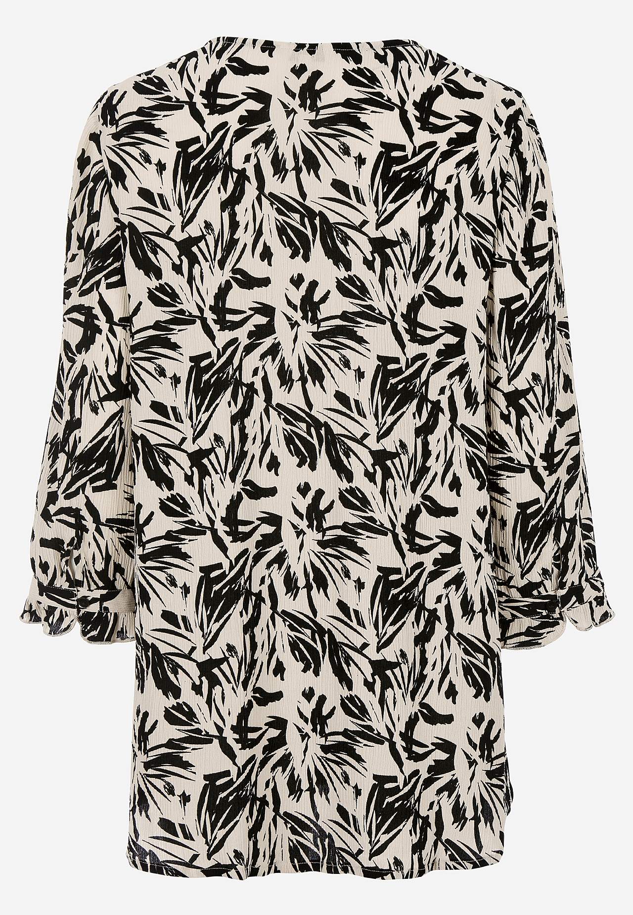 Tunic with crêpe quality