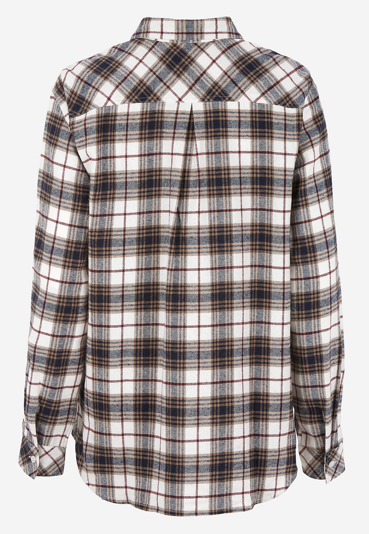 Checked flannel shirt
