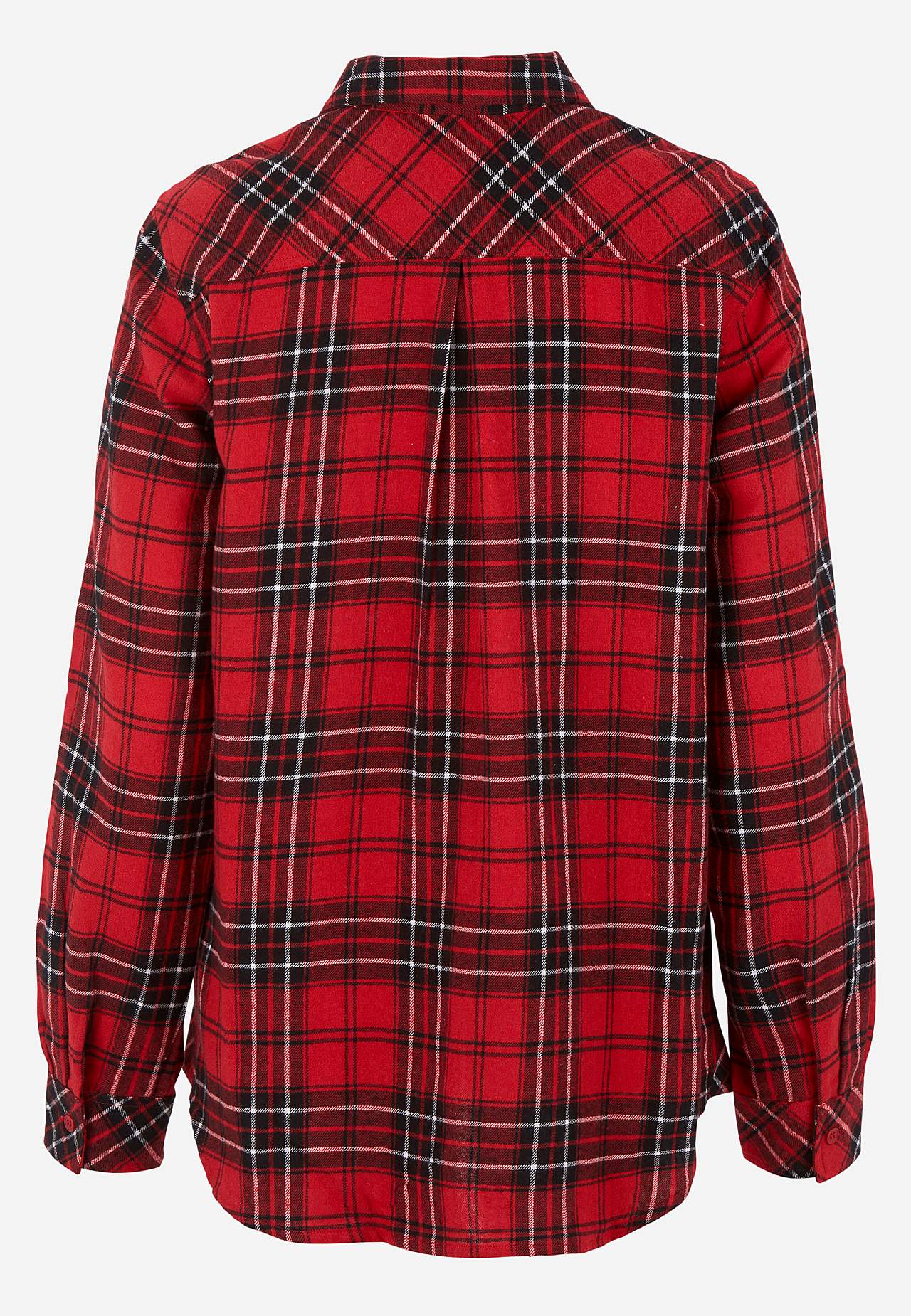 Checked flannel shirt