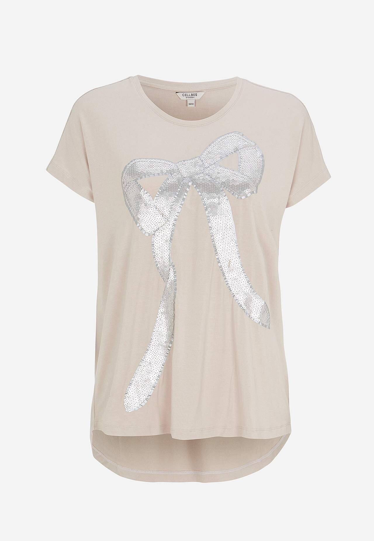 Party top with sequins