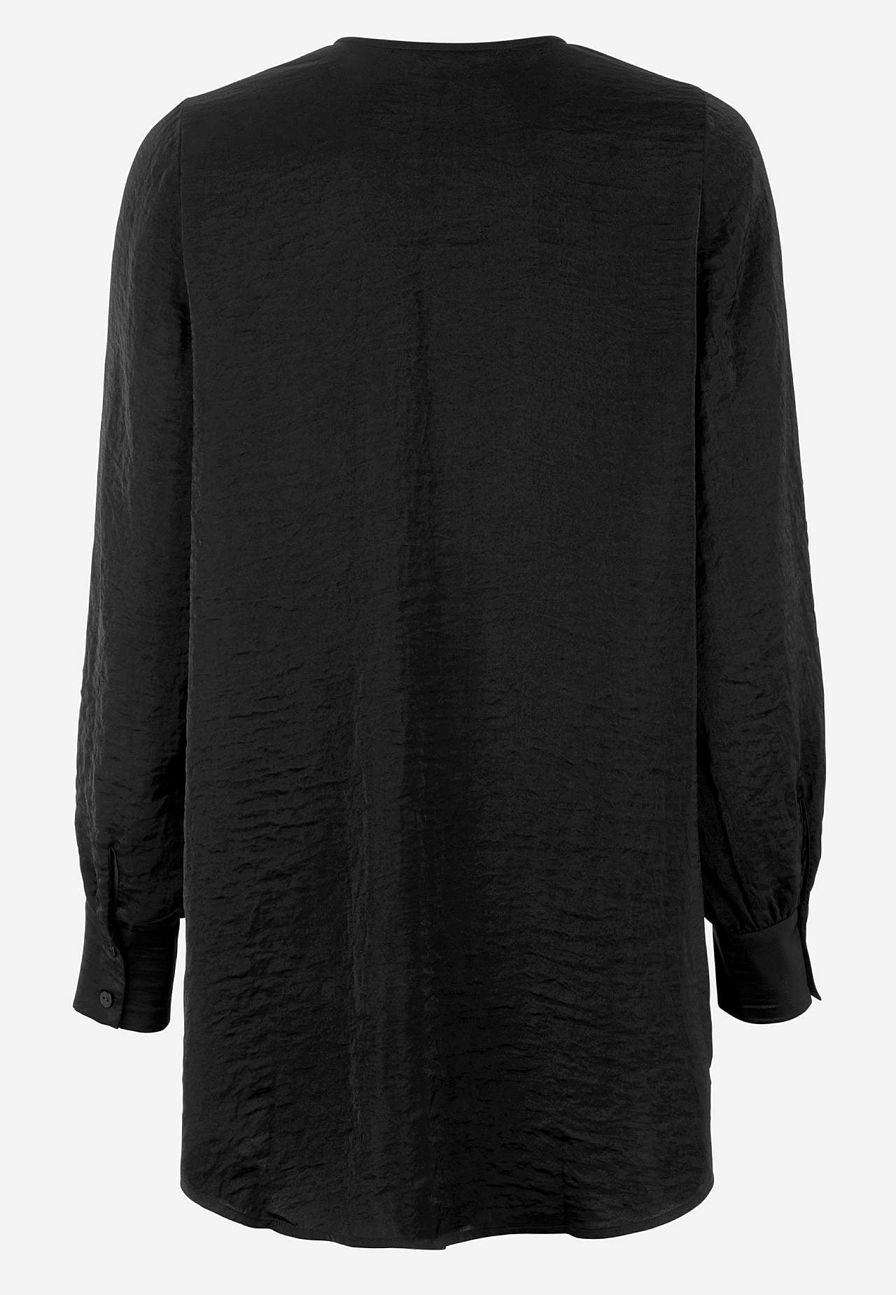 Tunic with frill collar