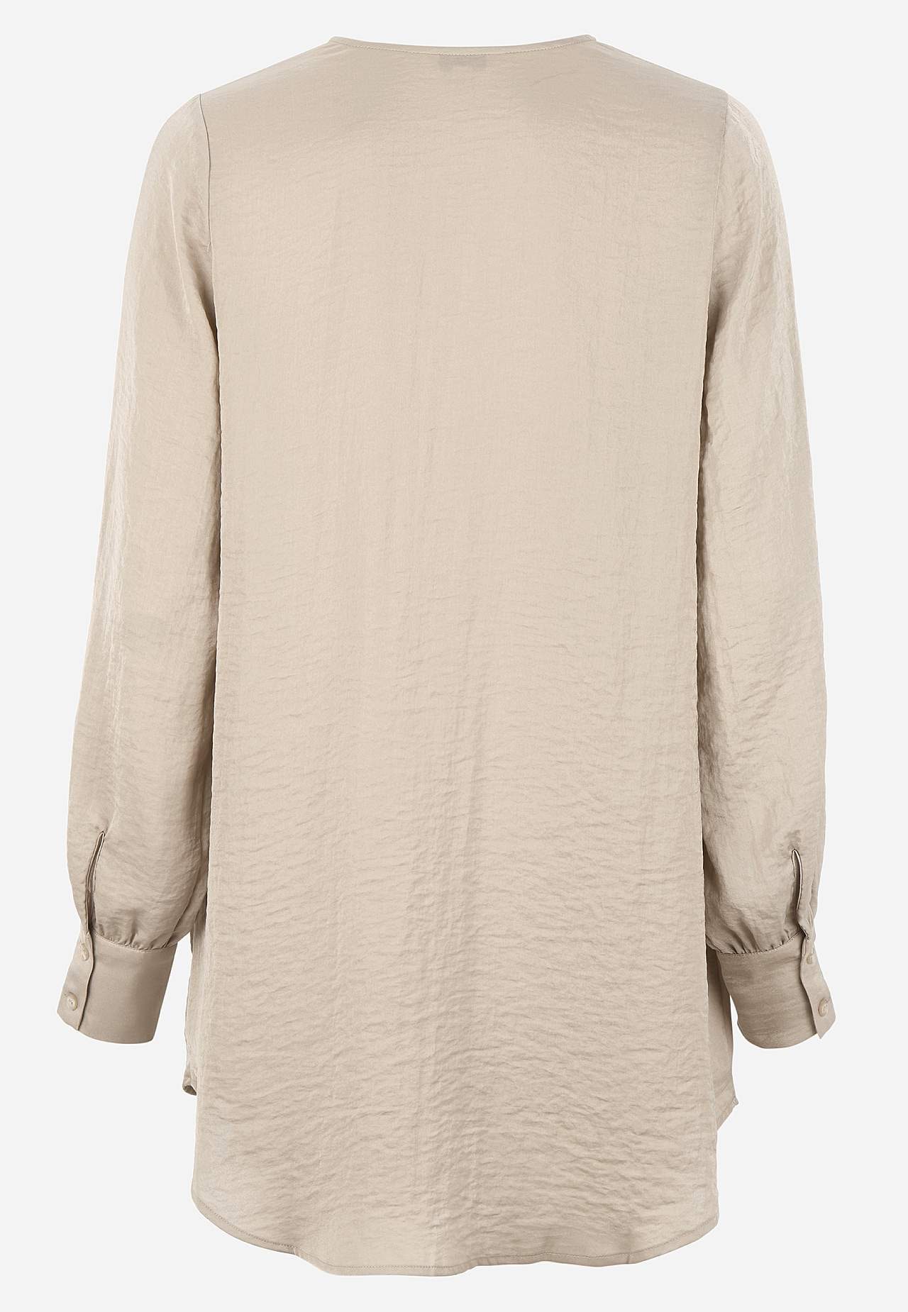 Tunic with frill collar