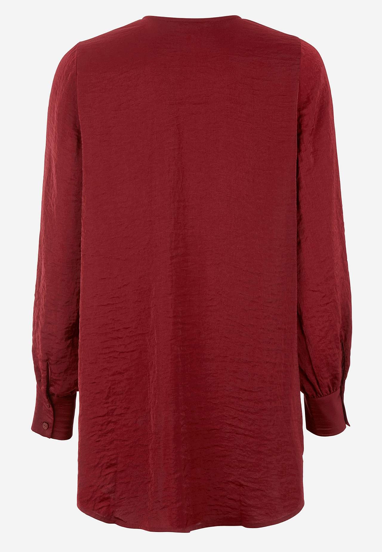 Tunic with frill collar