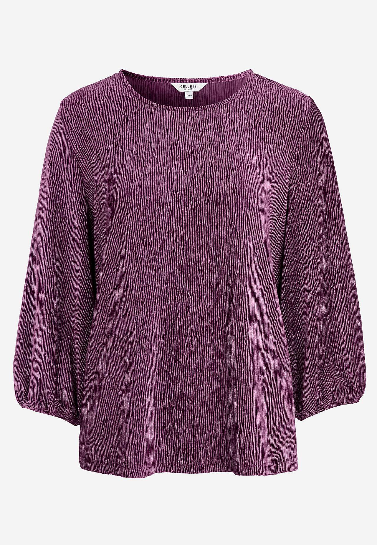 Party top in velvet