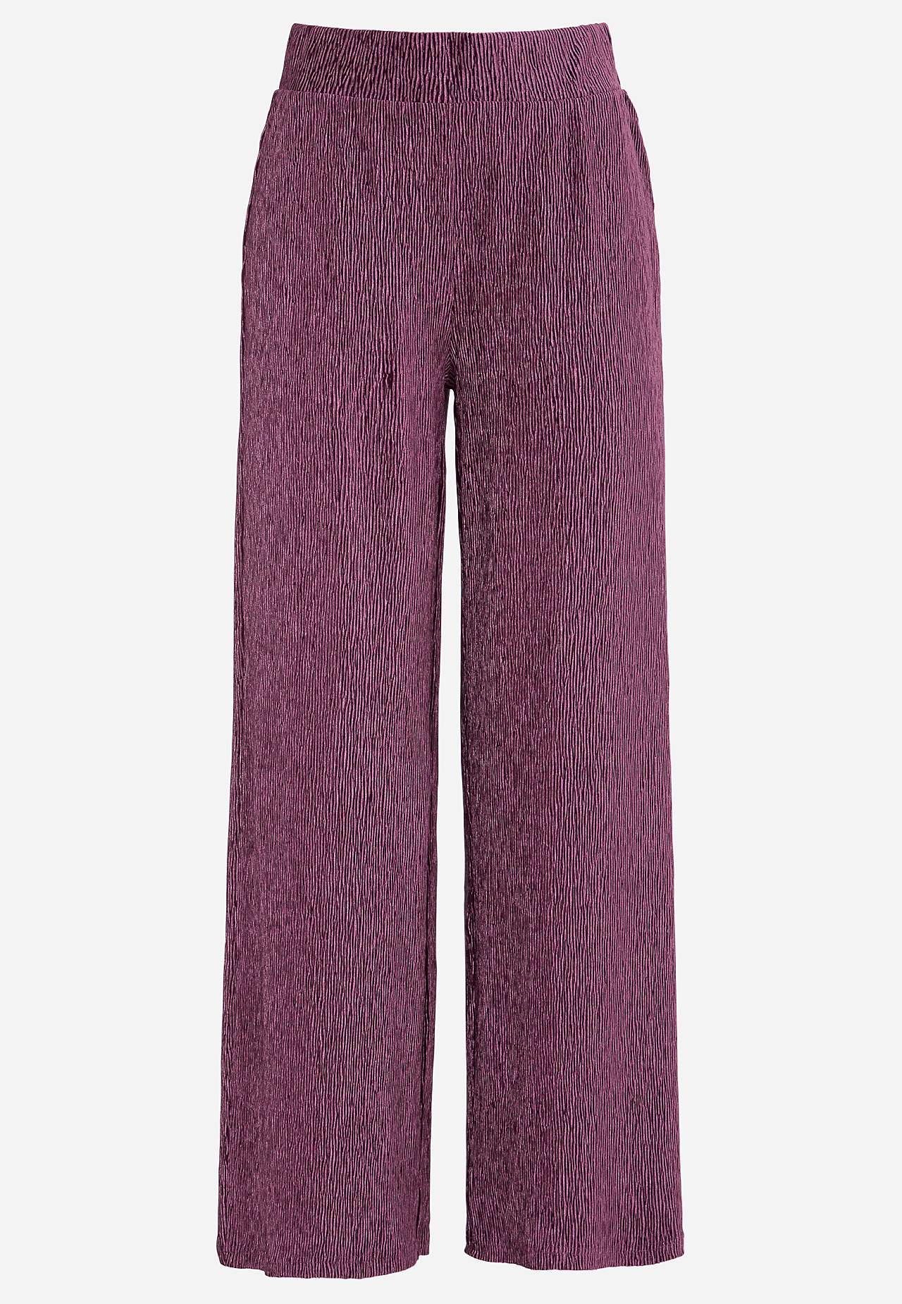 Party trousers in velvet