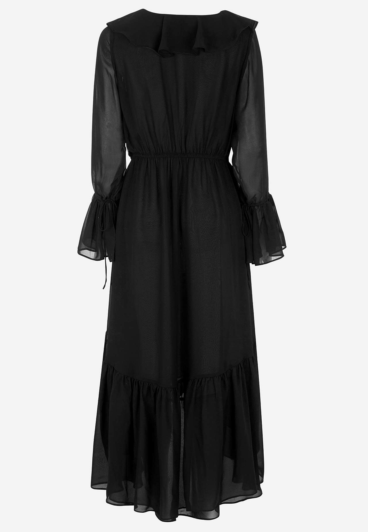 Party dress in chiffon weave